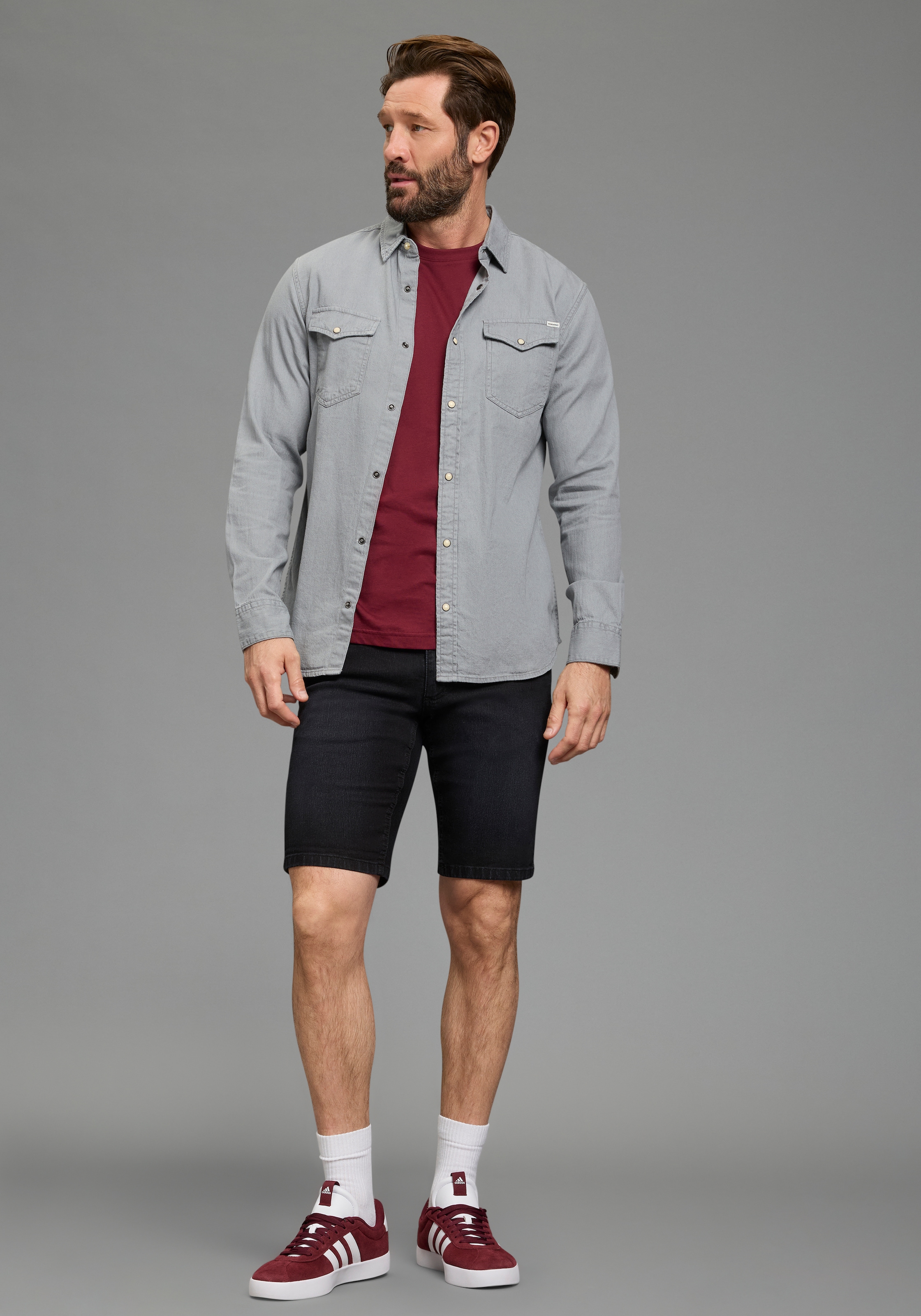 Arizona Jeansshorts 2er-Pack,  Regular-Fit, gerade geschnittenes Bein