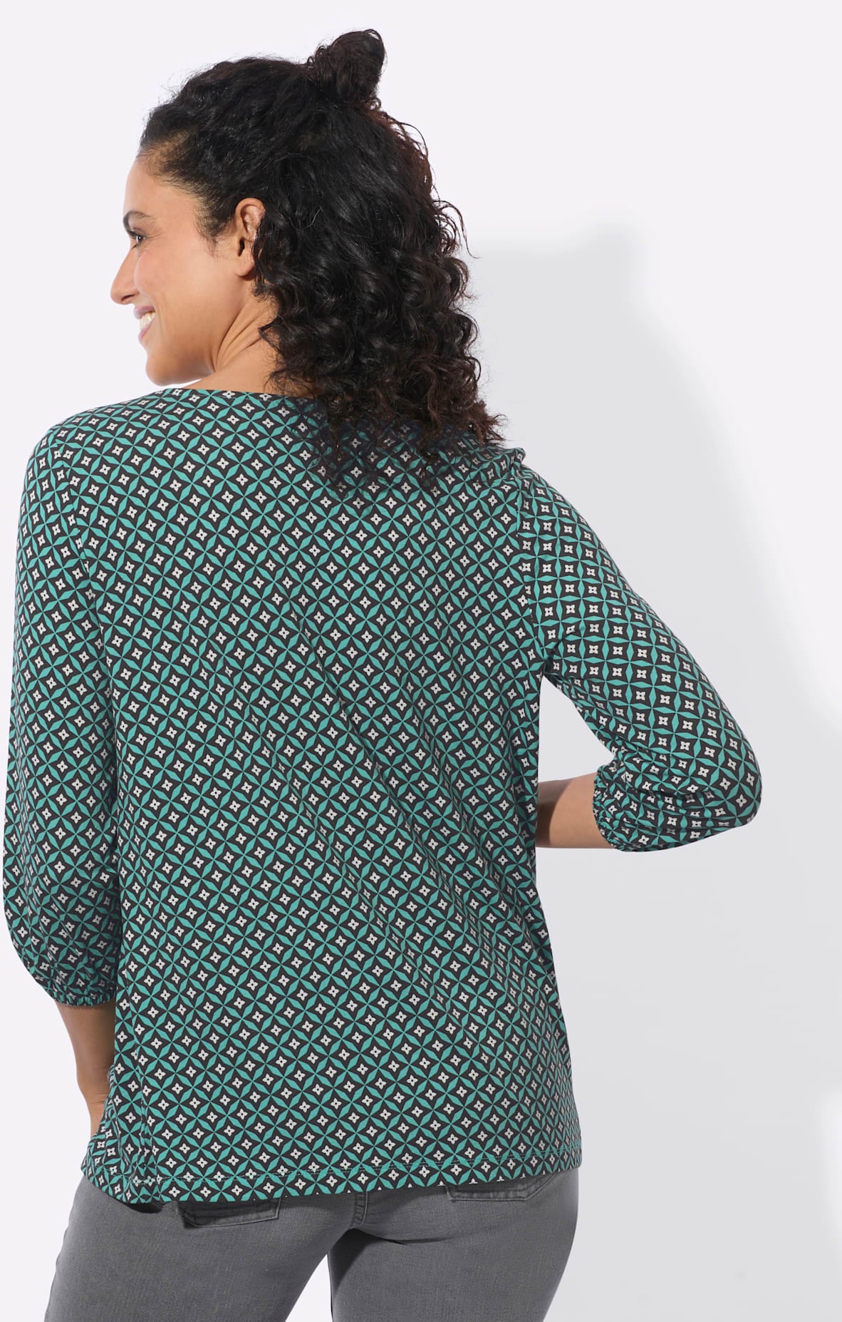 Inspirationen 3/4-Arm-Shirt »Druck-Shirt« 1