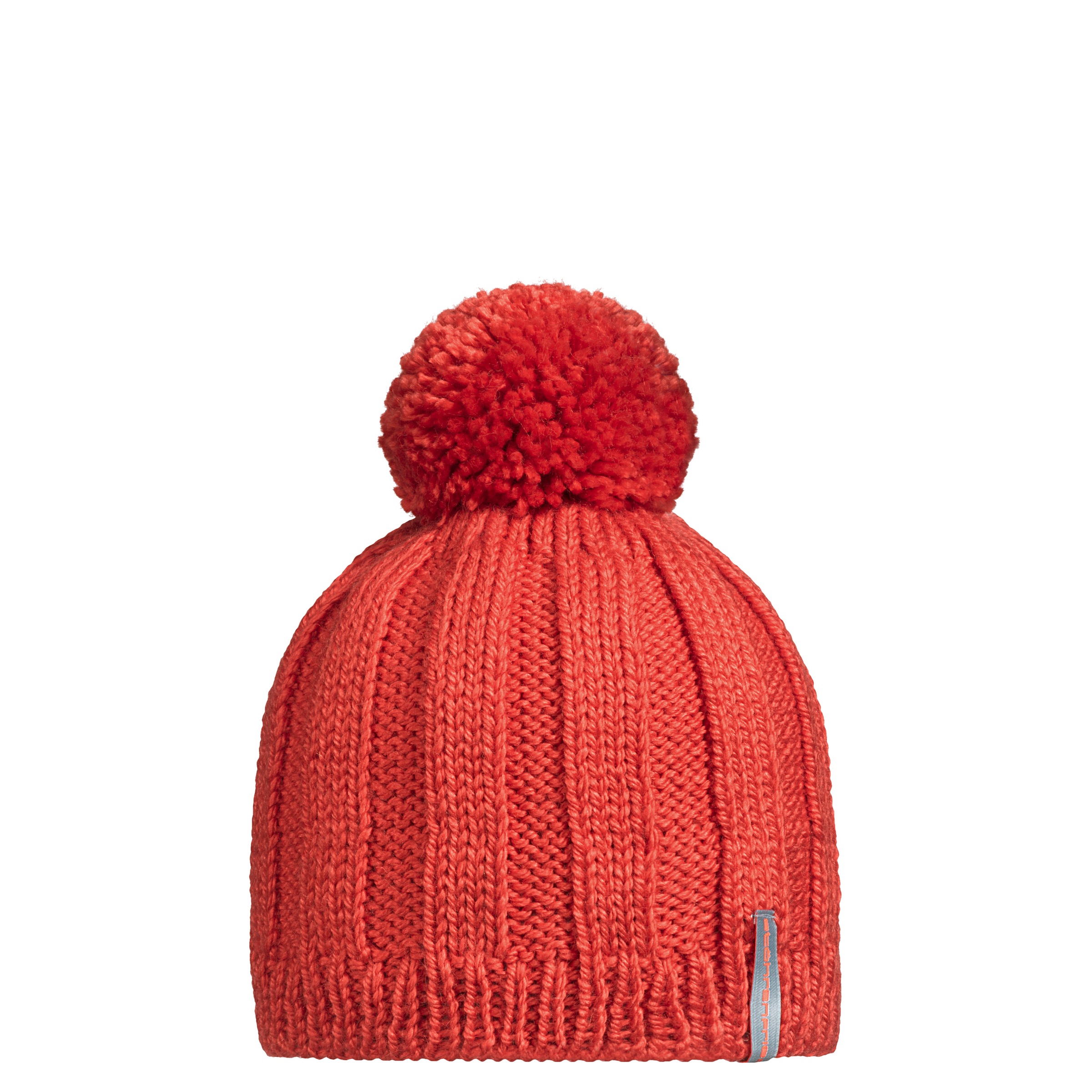 STÖHR LIRO unifarbige Kindermütze, eingearbeiteter Windstopper, Bommel
