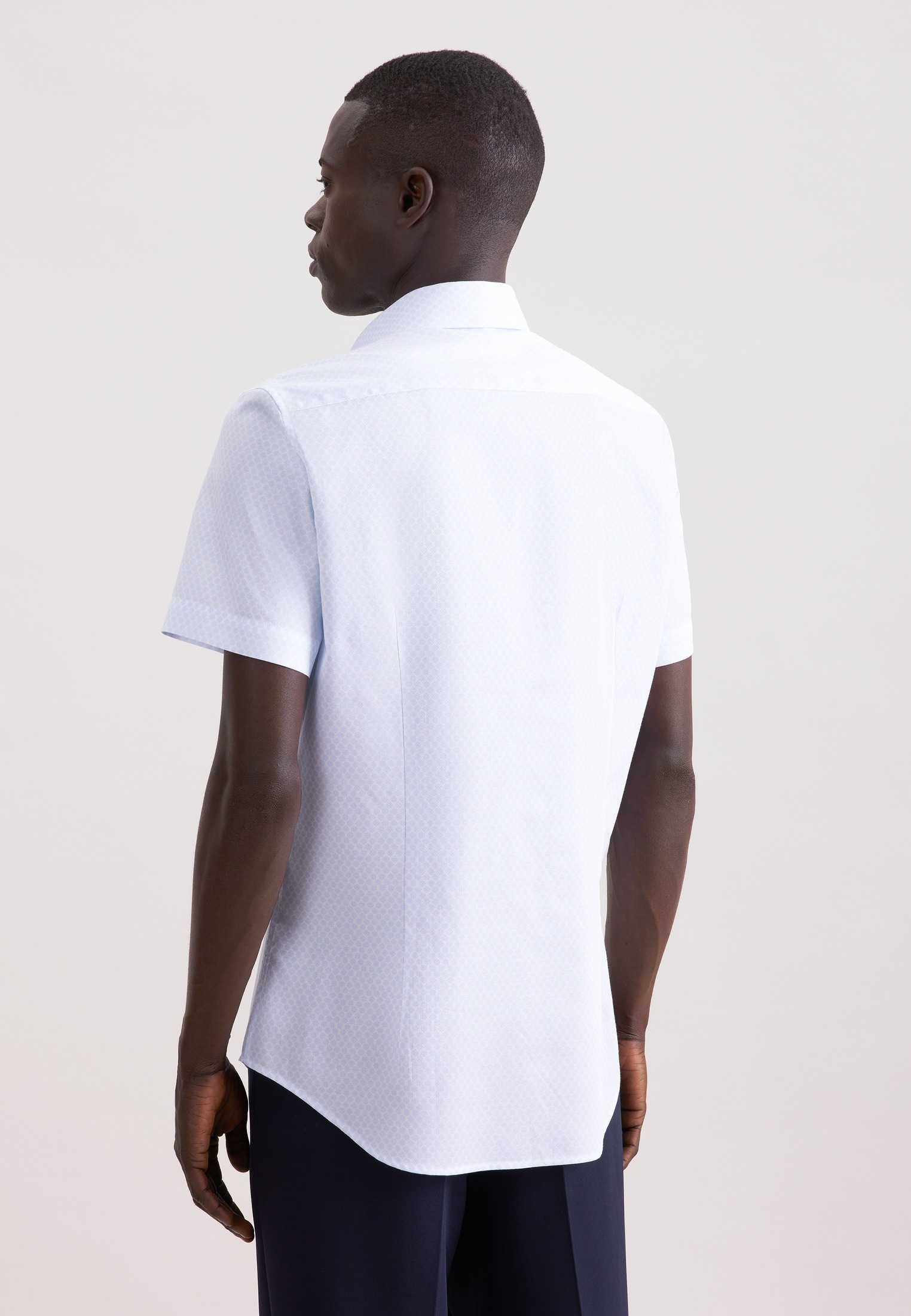 seidensticker Businesshemd »Schwarze Rose« Slim 1/2 Kentkragen Druck