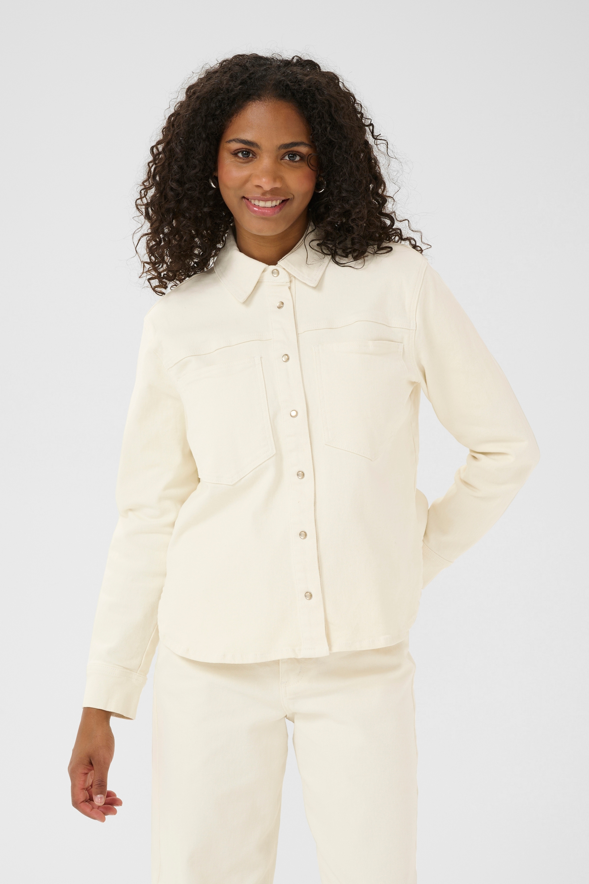 KAFFE Jeansbluse »Jeanshemd KAwhitney«