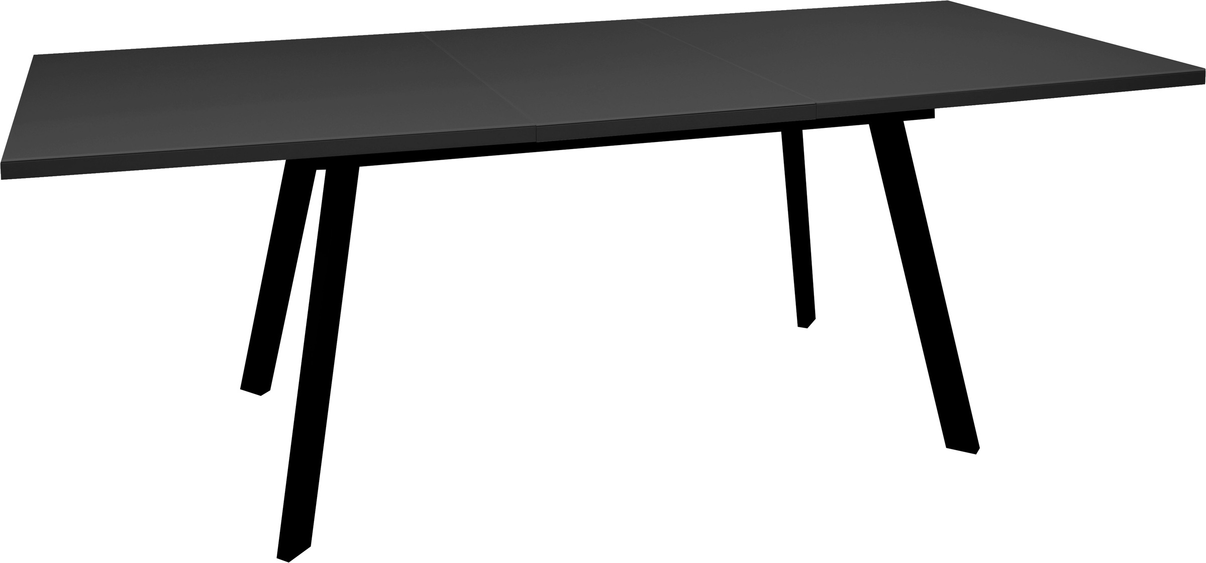Mäusbacher Esstisch »Imola TOPSELLER!«, Mäusbacher Esstisch, Breite 160 cm, mit Glasoberplatte, 4 Metallfüße