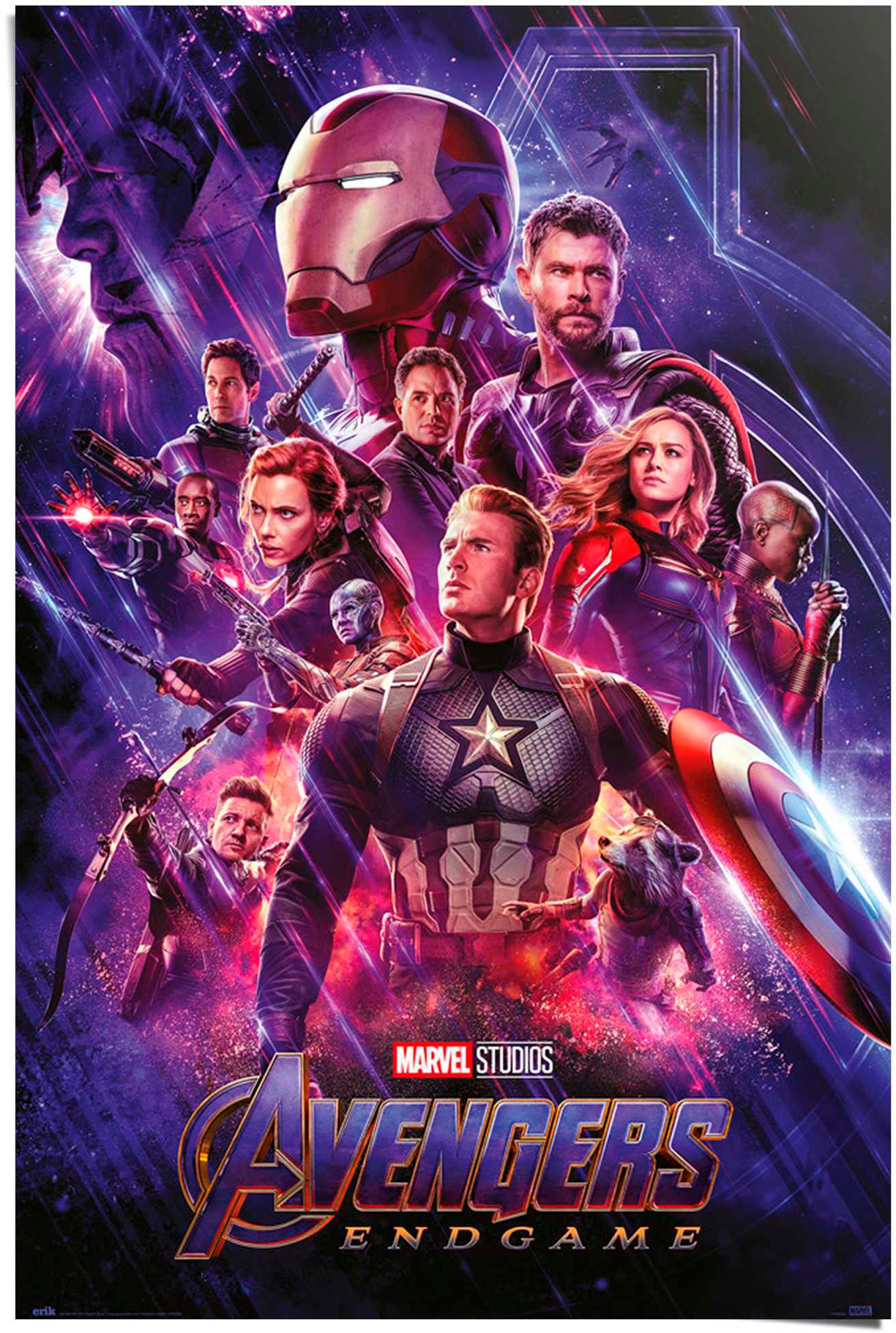 Poster »Marvel Avengers - endgame one sheet«