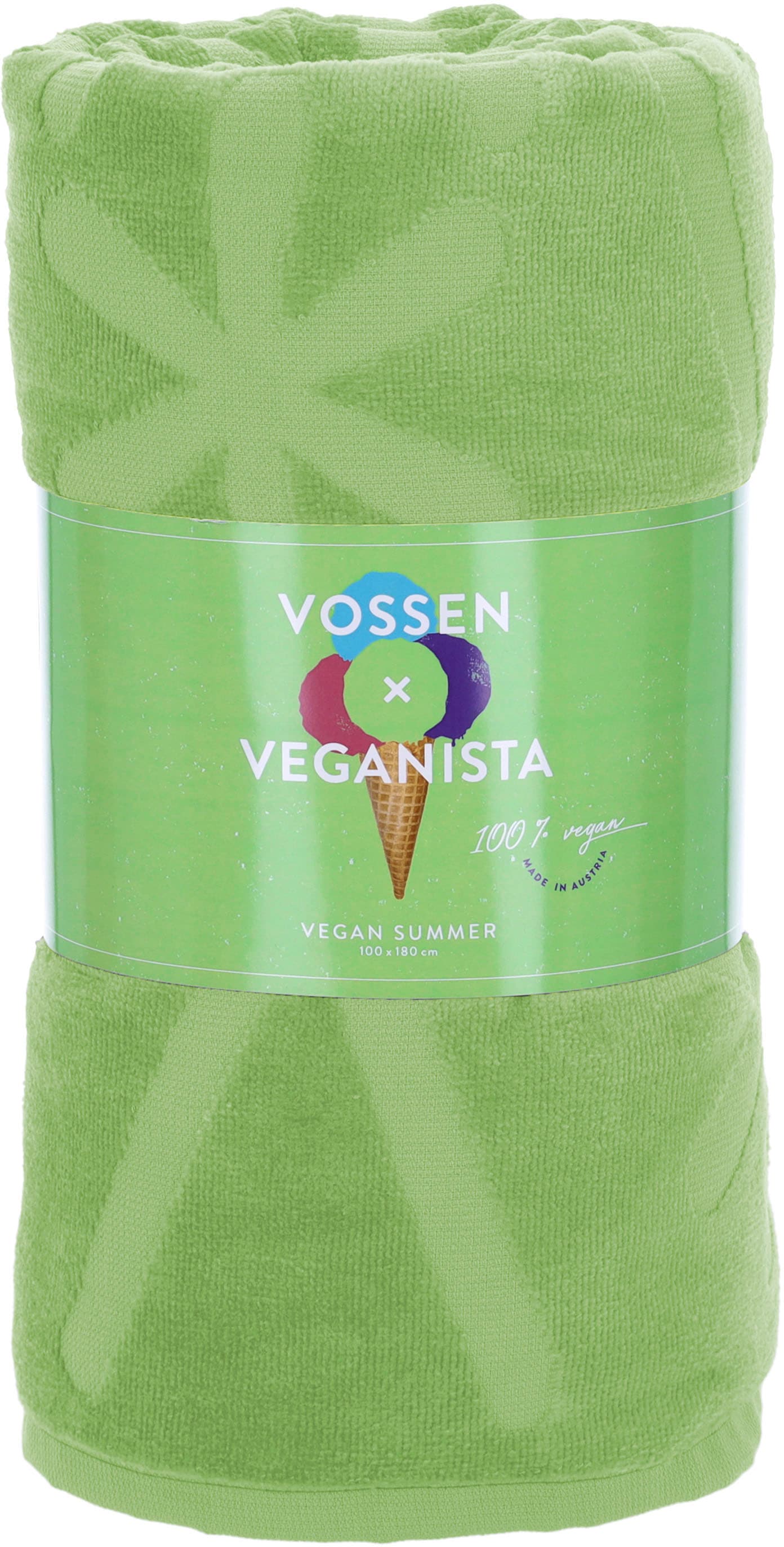 Vossen Strandtuch »vegan summer«, Hoch-Tief bei kaufen Optik St.), in (1 OTTO