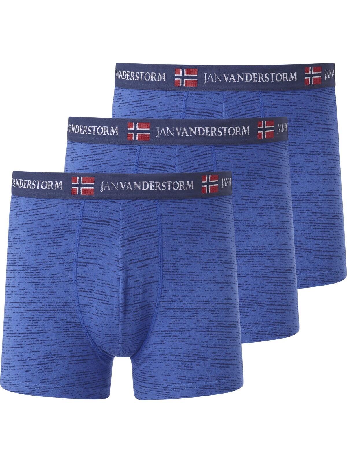 Jan Vanderstorm Retro Pants »3er Pack Retropant NORIK«, (3 St.), im melierten Look