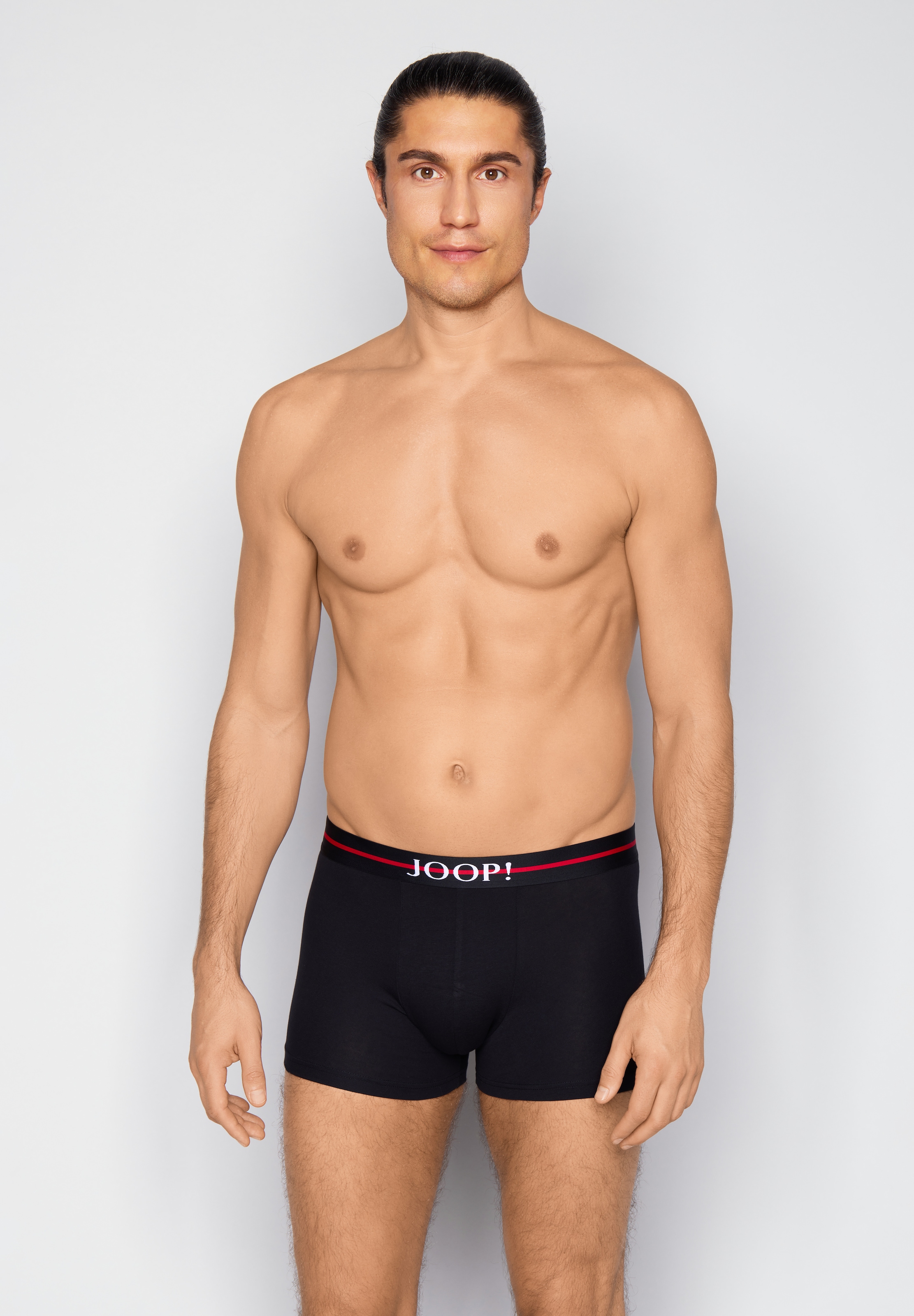 JOOP! Boxershorts »Everyday« 2er Pack,  ohne Eingriff, elastischer Logobund, Baumwollmix