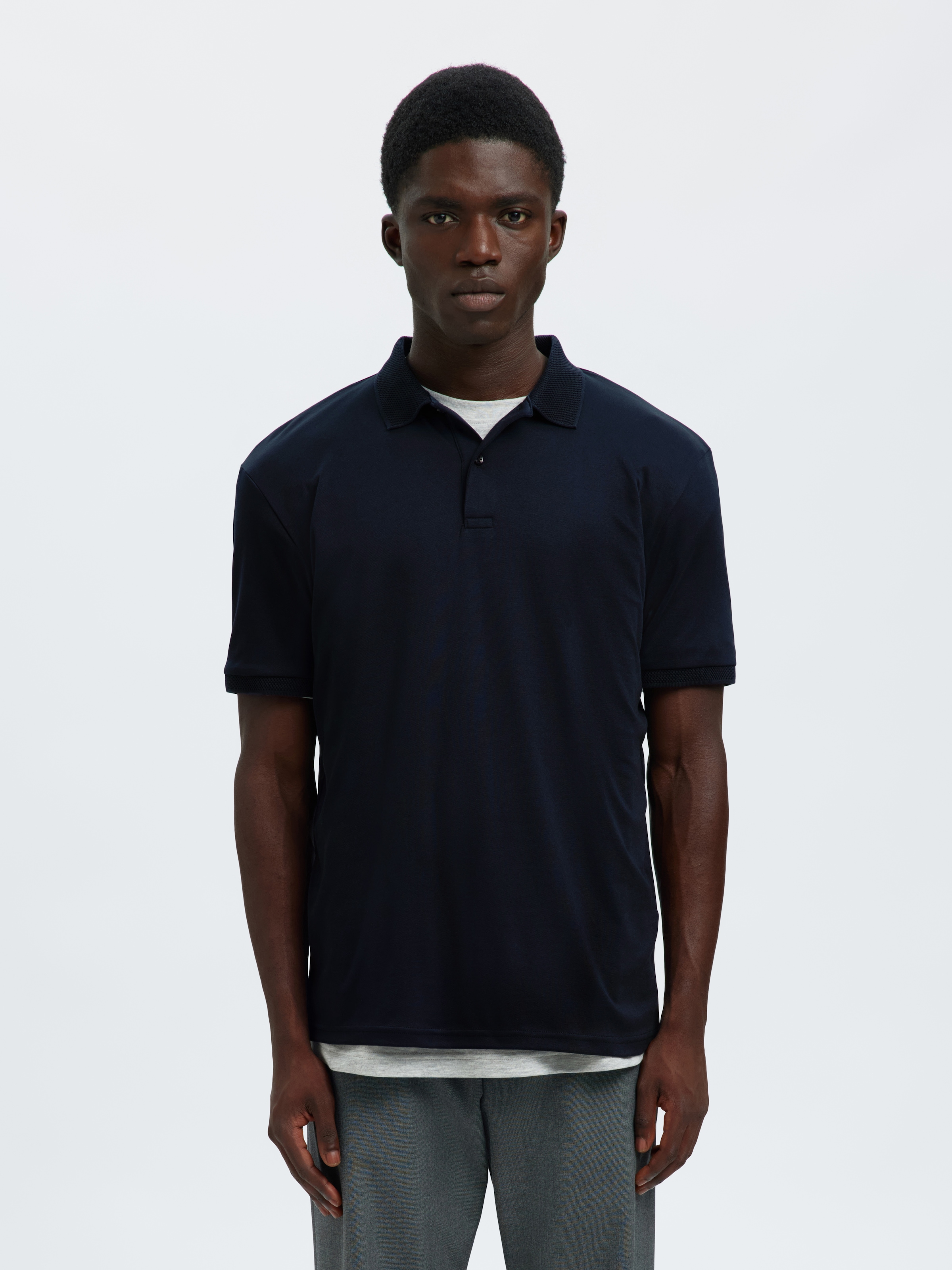 SELECTED Poloshirt »SLHFAVE BUTTON SS POLO NOOS« Baumwollmischung, regular fit