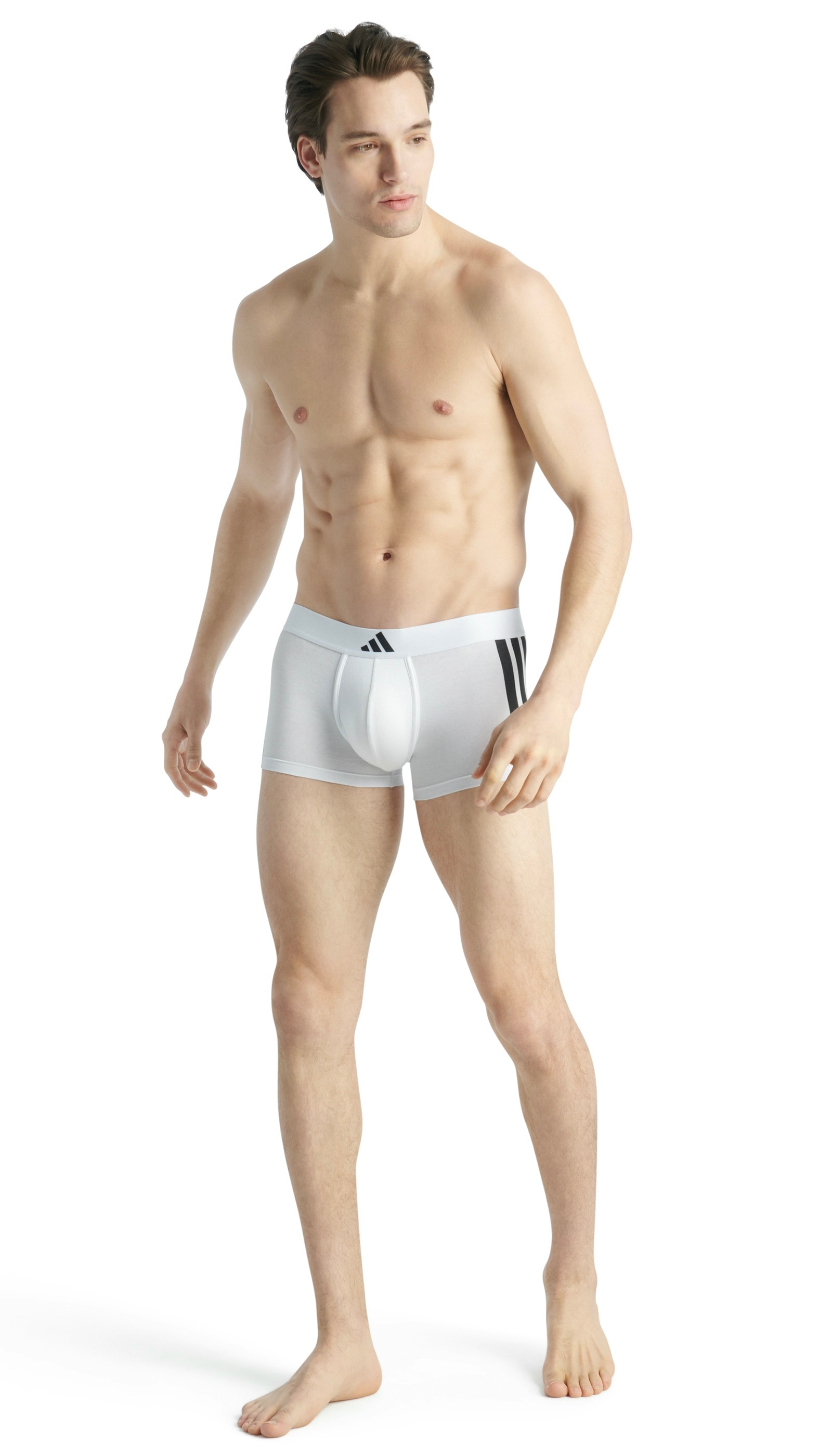 adidas Sportswear Trunk »Active Flex Cotton 3 Stripes«, (2er Pack), 4-Wege-Stretch