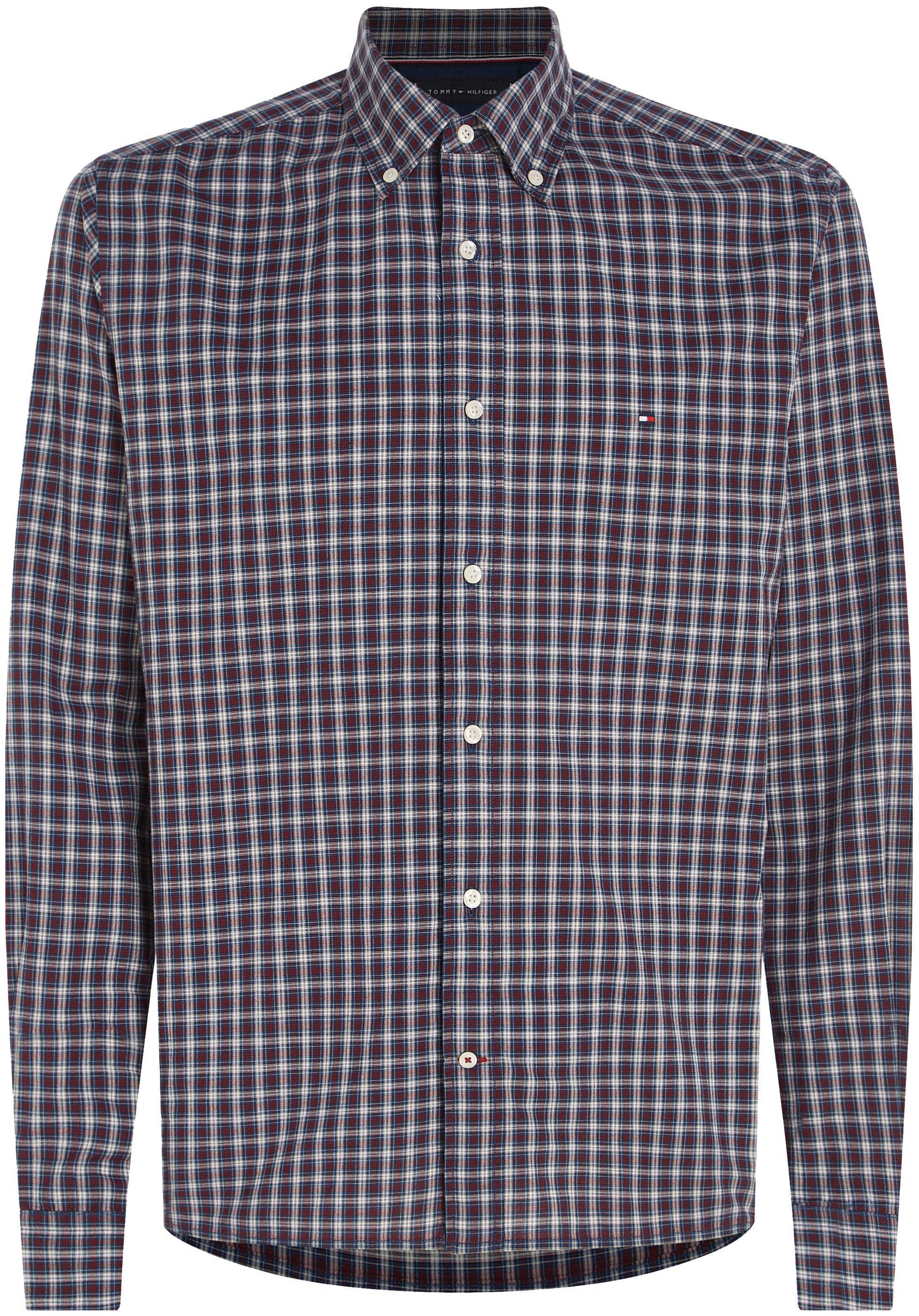 Tommy Hilfiger Karohemd »NAT. SOFT FLEX MINI TARTAN RF«