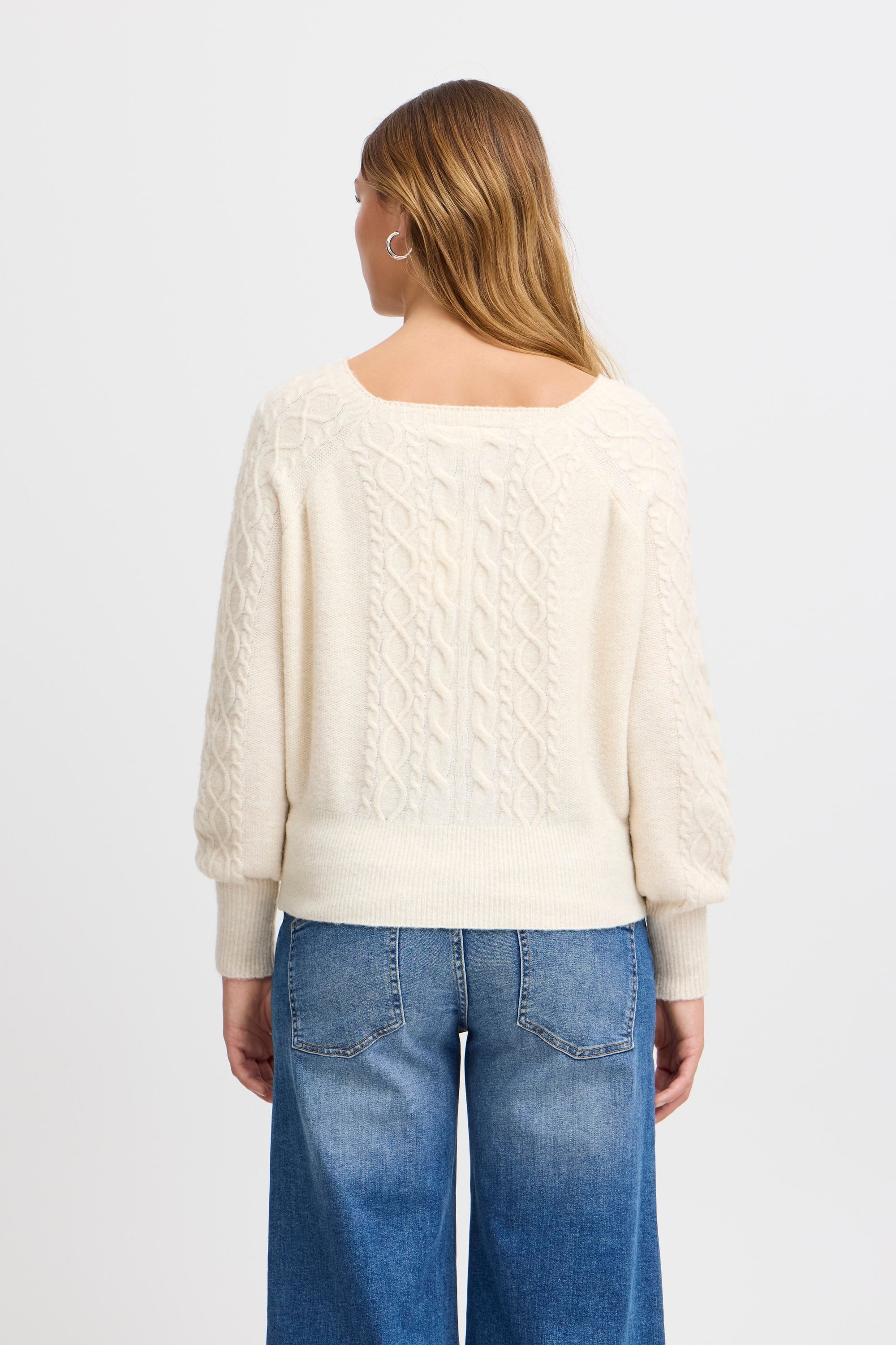 Ichi Strickfleece-Pullover »Strickpullover IHLIYANNA LS«