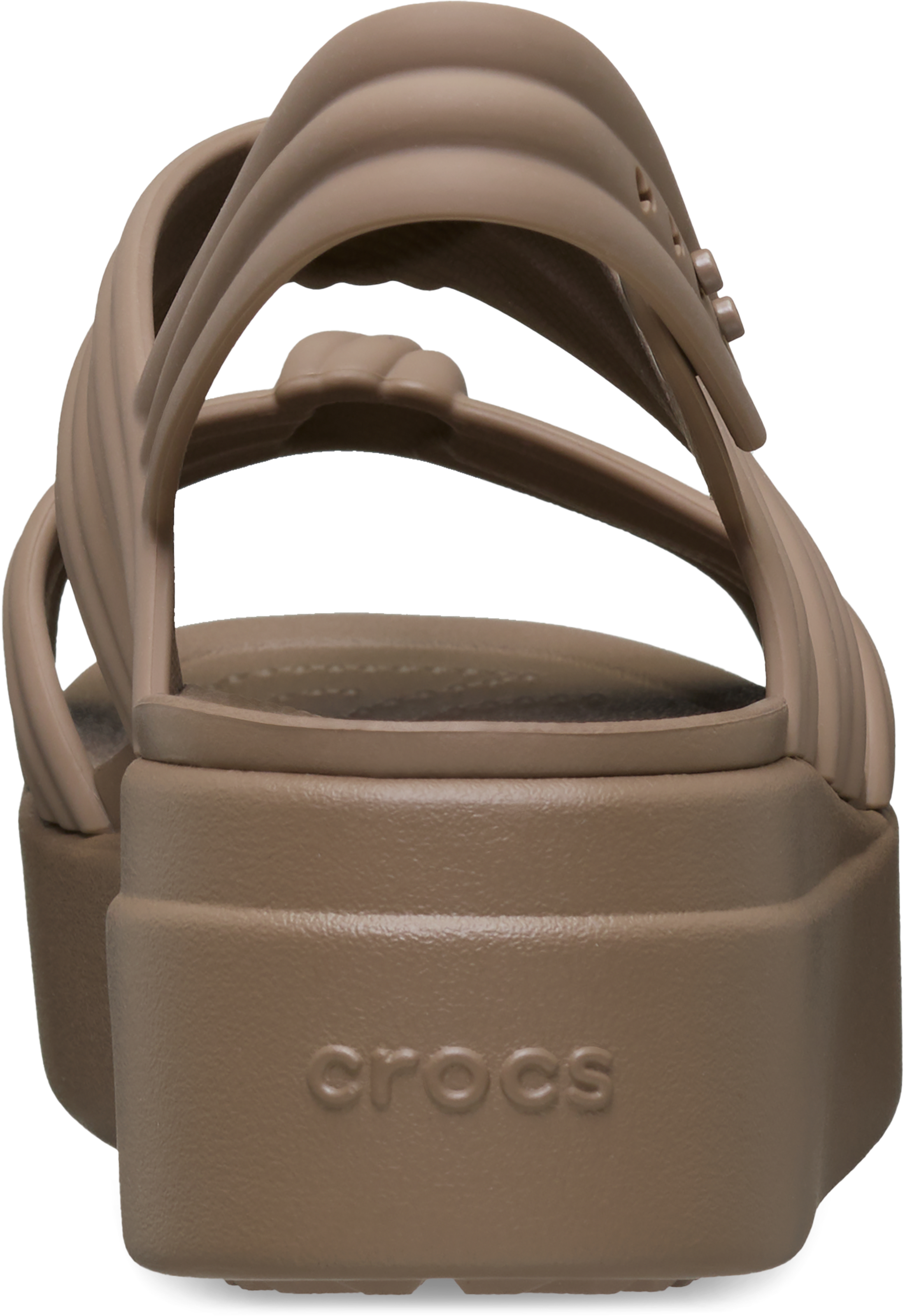 Crocs Keilsandalette »Brooklyn Knot Low Wedge«  Sommerschuh, Plateausandalette, Urlaubsschuh mit weichem Fußbett