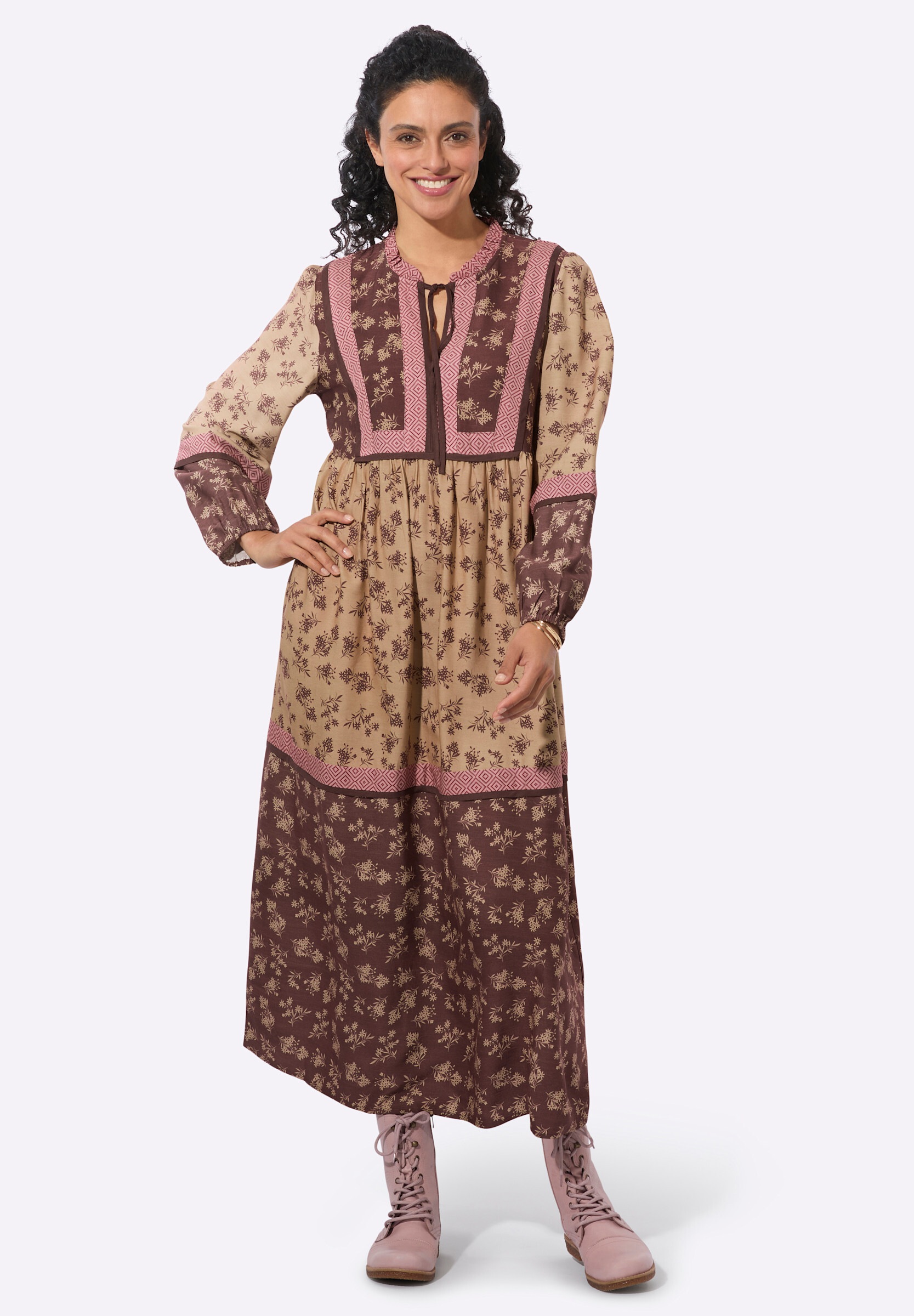 Witt Jerseykleid »Druck-Kleid Druckkleid in floralem Muster« Ohne Taschen