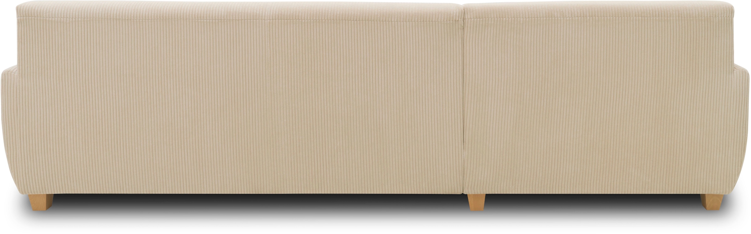 Home affaire Ecksofa »Nika zeitlos und elegant, L-Form«, wahlweise mit Bettfunktion, auch in Cord