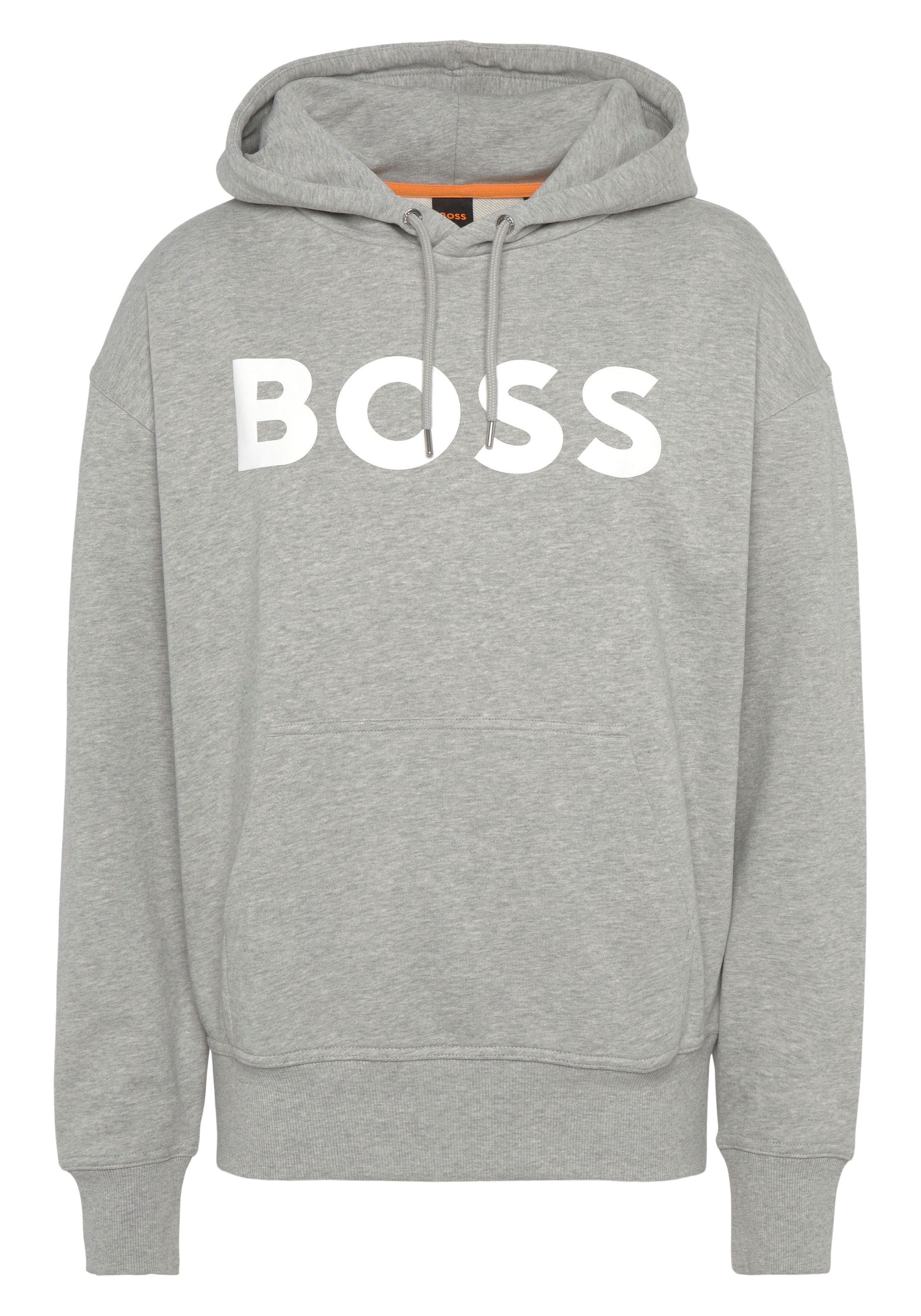 BOSS ORANGE Sweatshirt »WebasicHood«, mit bestellen bei weißem Logodruck online OTTO