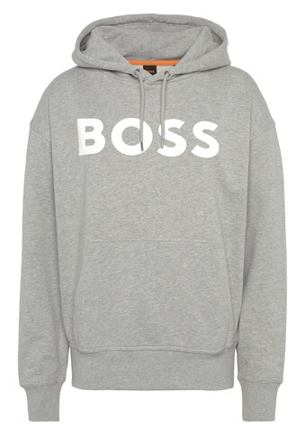 BOSS ORANGE Hoodie, mit weißem Logodruck kaufen