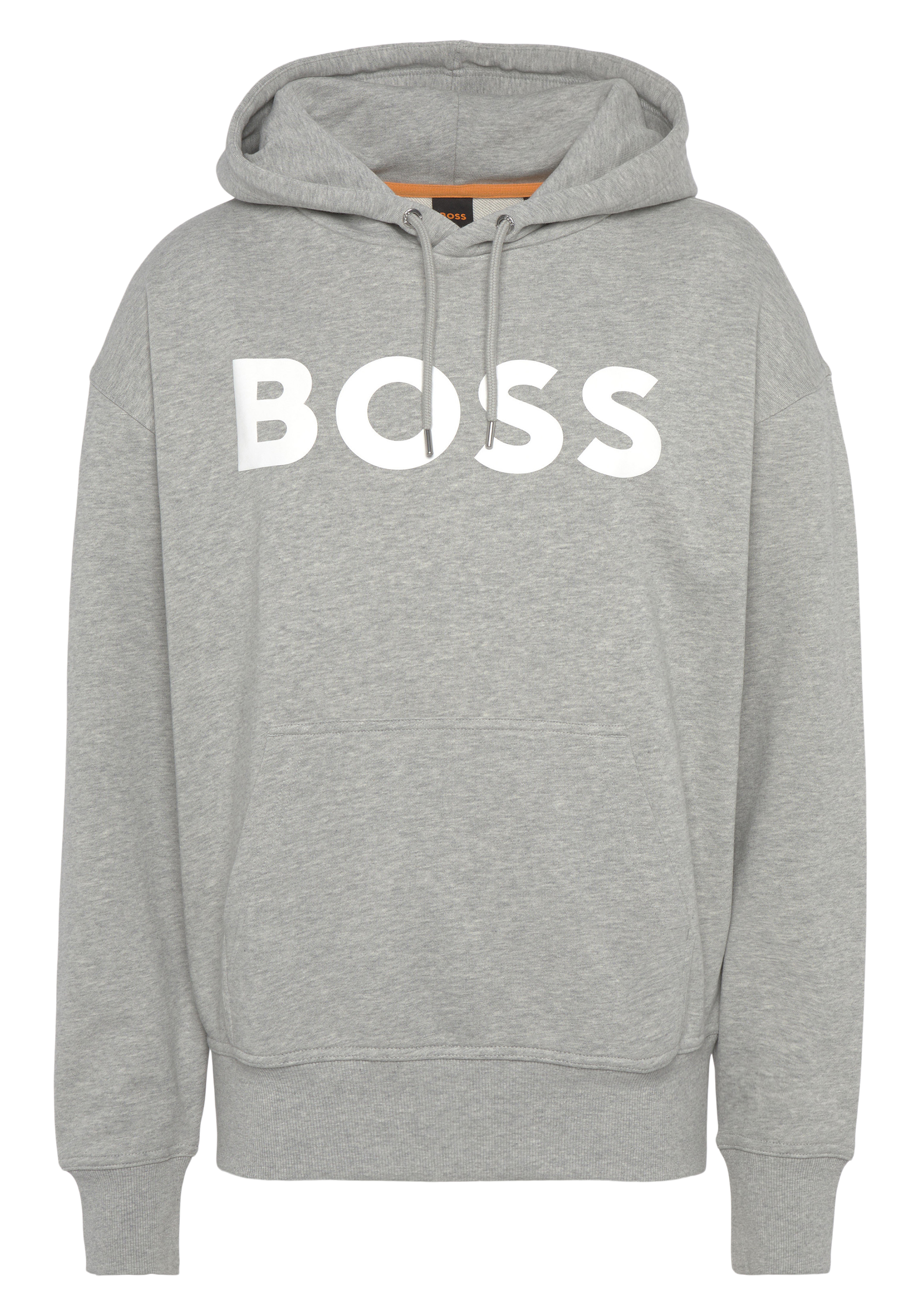 Hoodie, mit weißem Logodruck
