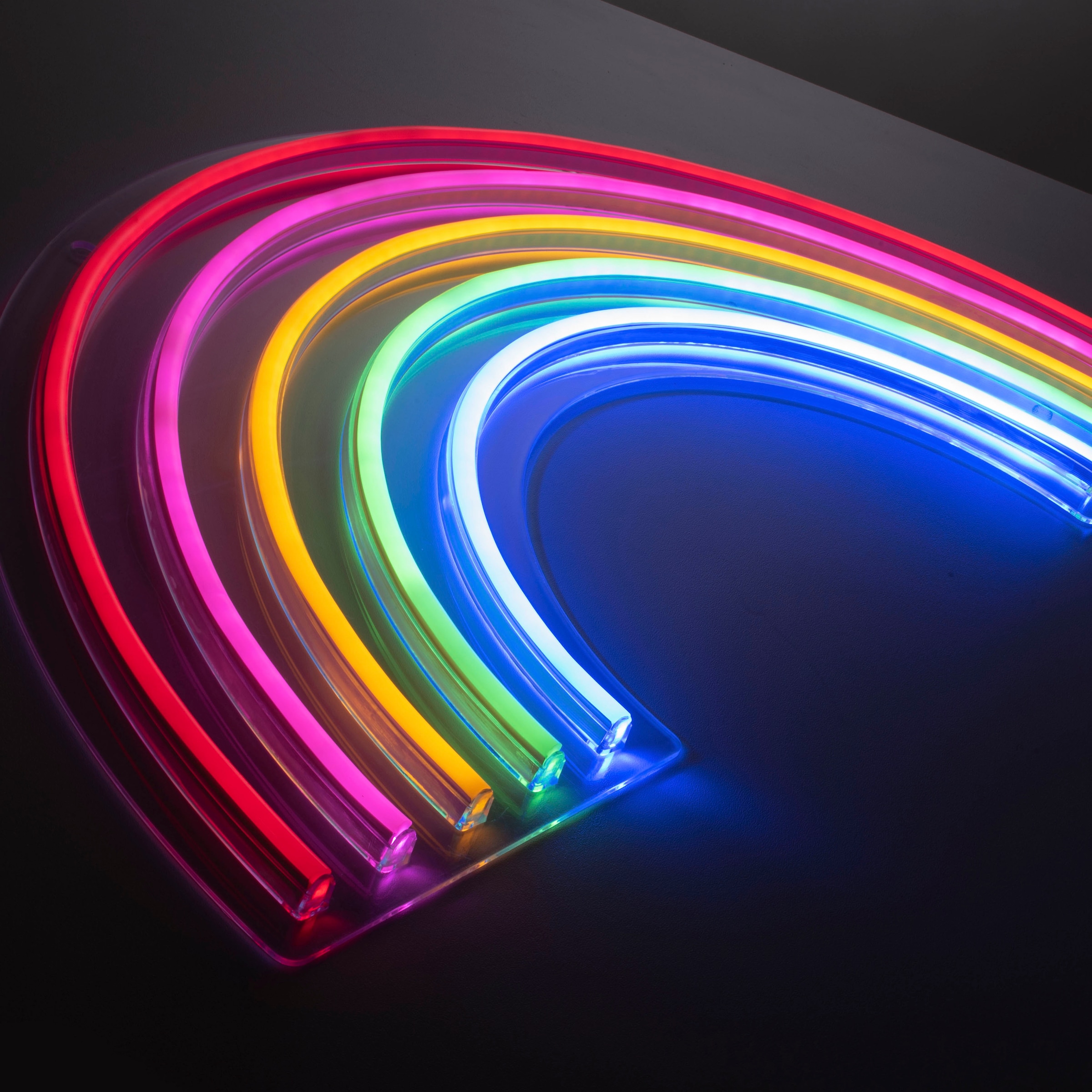 JUST LIGHT LED Wandleuchte »NEON-RAINB«, 1 flammig, Leuchtmittel LED-Board | LED fest integriert