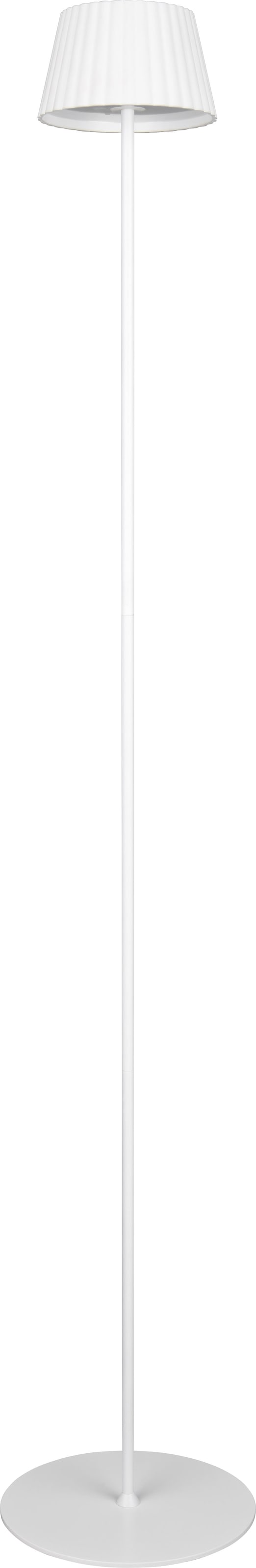 REALITY Leuchten LED Außen-Stehlampe »SUAREZ«, 1 flammig, Leuchtmittel LED-Board | LED fest integriert, Outdoor Akku Stehleuchte 123 cm, Touch-Dimmer, USB-C Anschluss, IP44