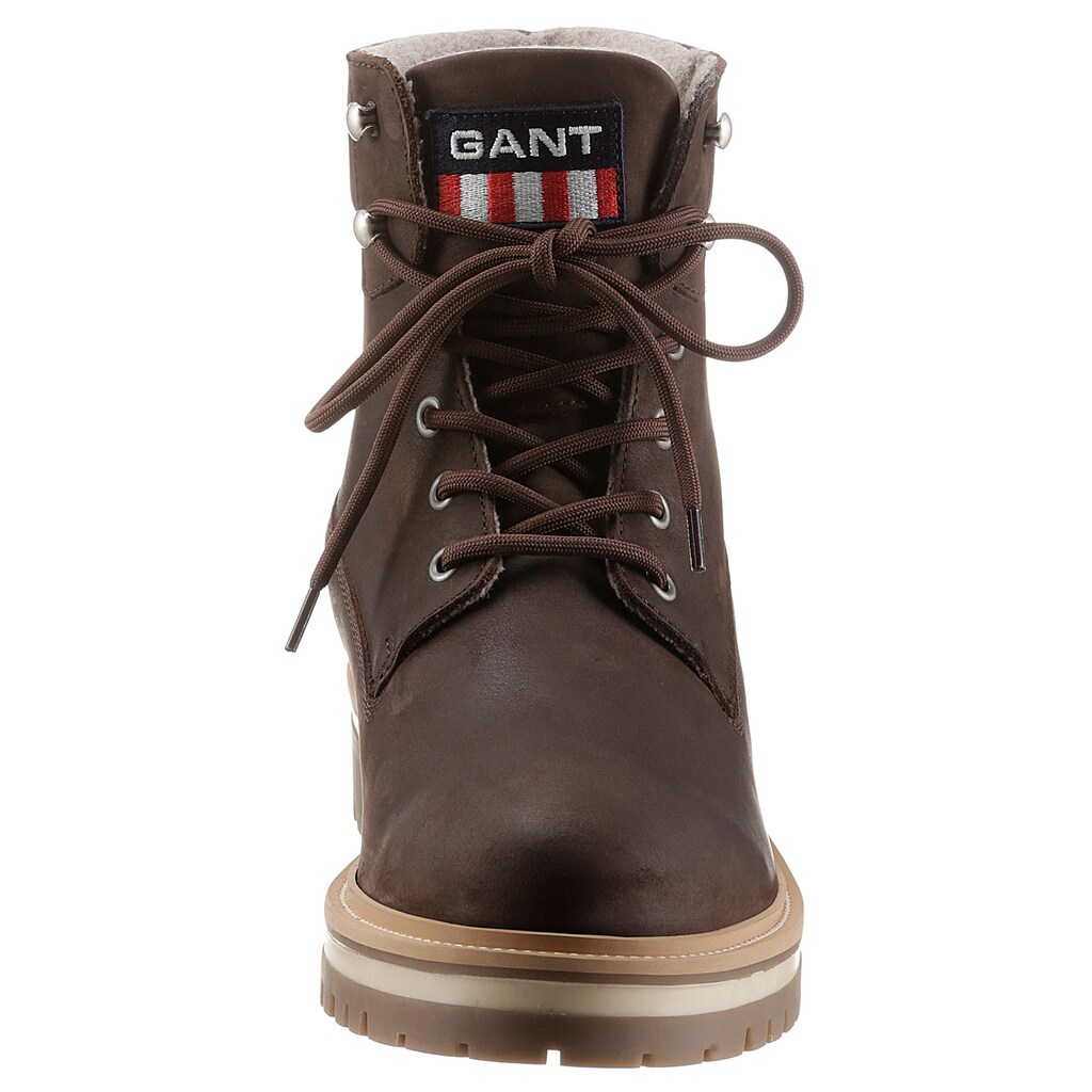 Gant Footwear Schnürstiefel »Palrock«, mit hochwertigem Filzfutter
