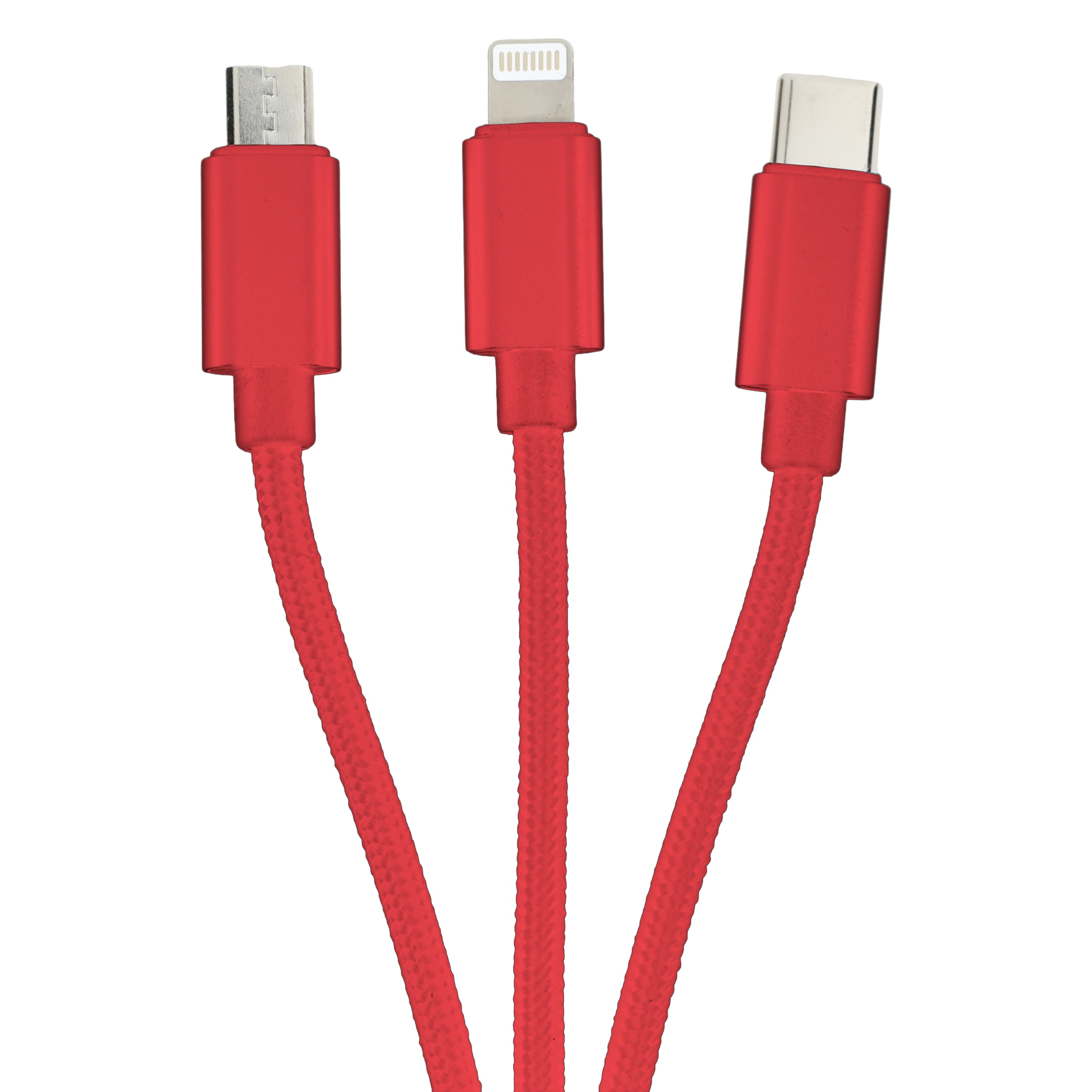 be cool USB-Kabel »Ladekabel 3in1« Lightning | Micro-USB | USB Typ C USB Typ A 100 cm