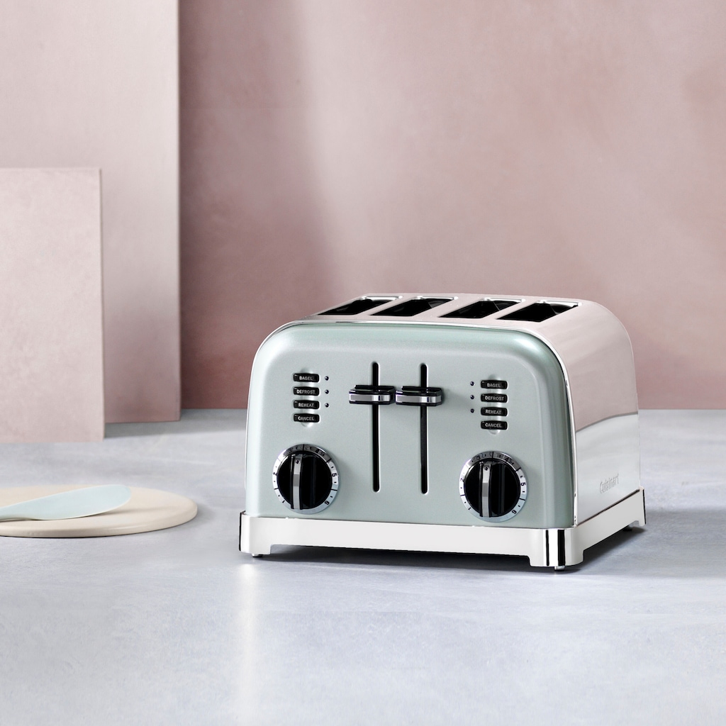 Cuisinart Toaster »CPT180GE«, für 4 Scheiben, 1800 W, extra breite Toastschlitze, Retro Design