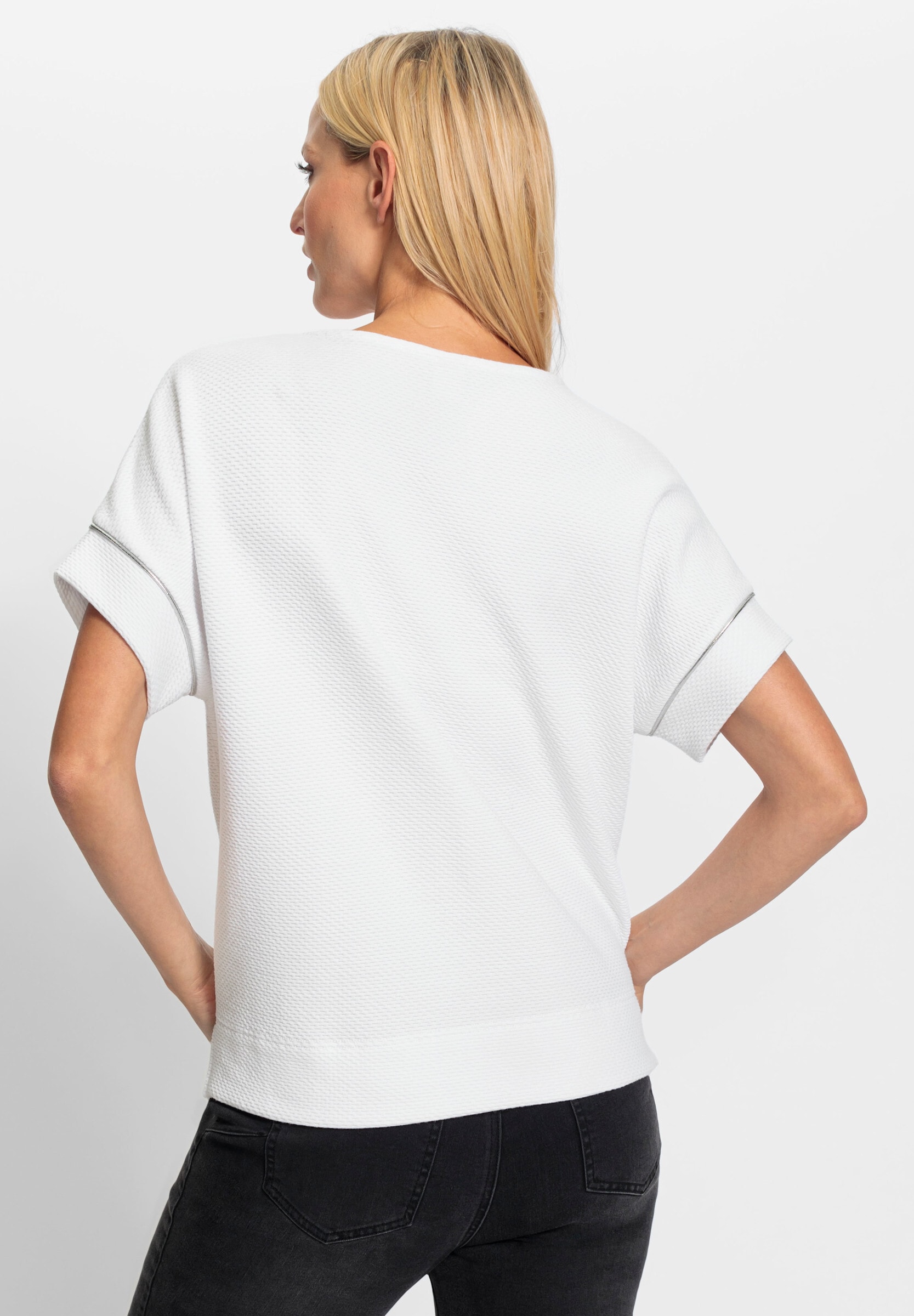 heine Sweatshirt »Sweatshirt Oversize-Shirt mit Seitenschlitzen«
