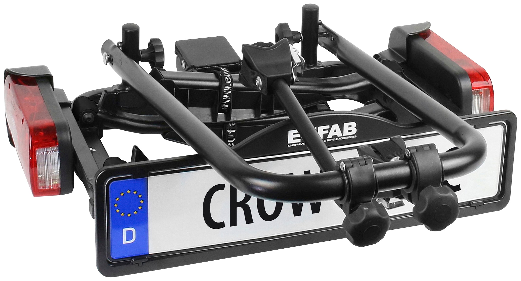 EUFAB Kupplungsfahrradträger »EUFAB 11569 CROW BASIC«, E-Bike geeignet