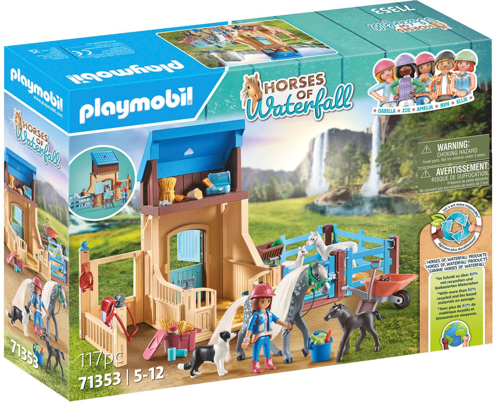 Konstruktions-Spielset »Amelia & Whisper mit Pferdebox (71353), Horses of Waterfall«,...