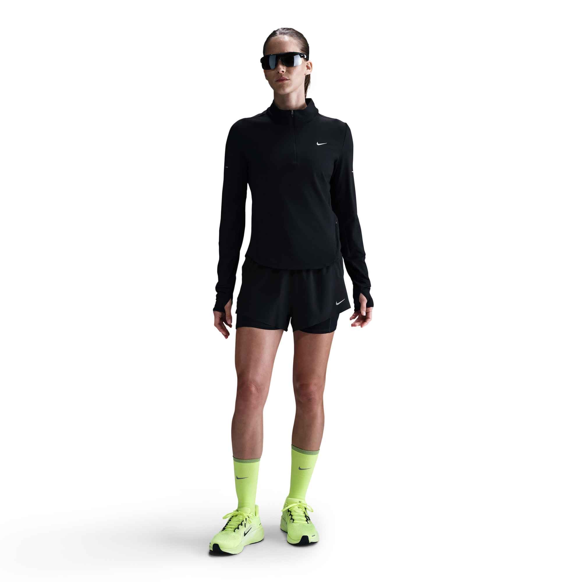 Nike Lauftop »W NK SWIFT DF UV HZ TOP« hochschließender Kragen, mit Reißverschluss, atmungsaktives Material