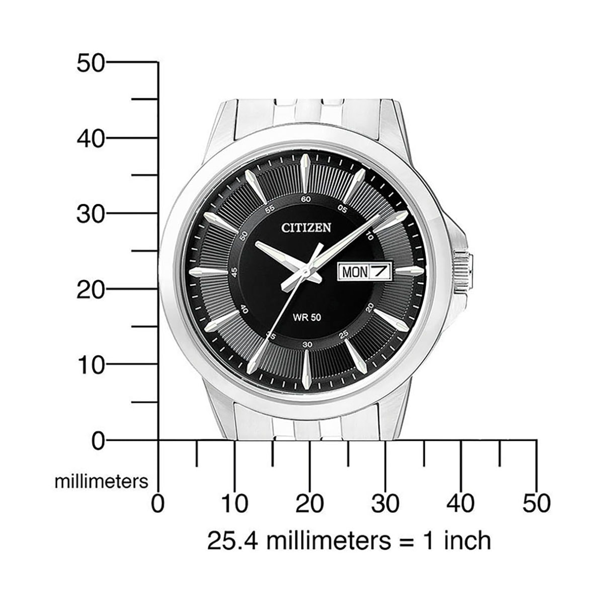 Citizen Quarzuhr Armbanduhr, Herrenuhr, Damenuhr, Edelstahlarmband, Datum