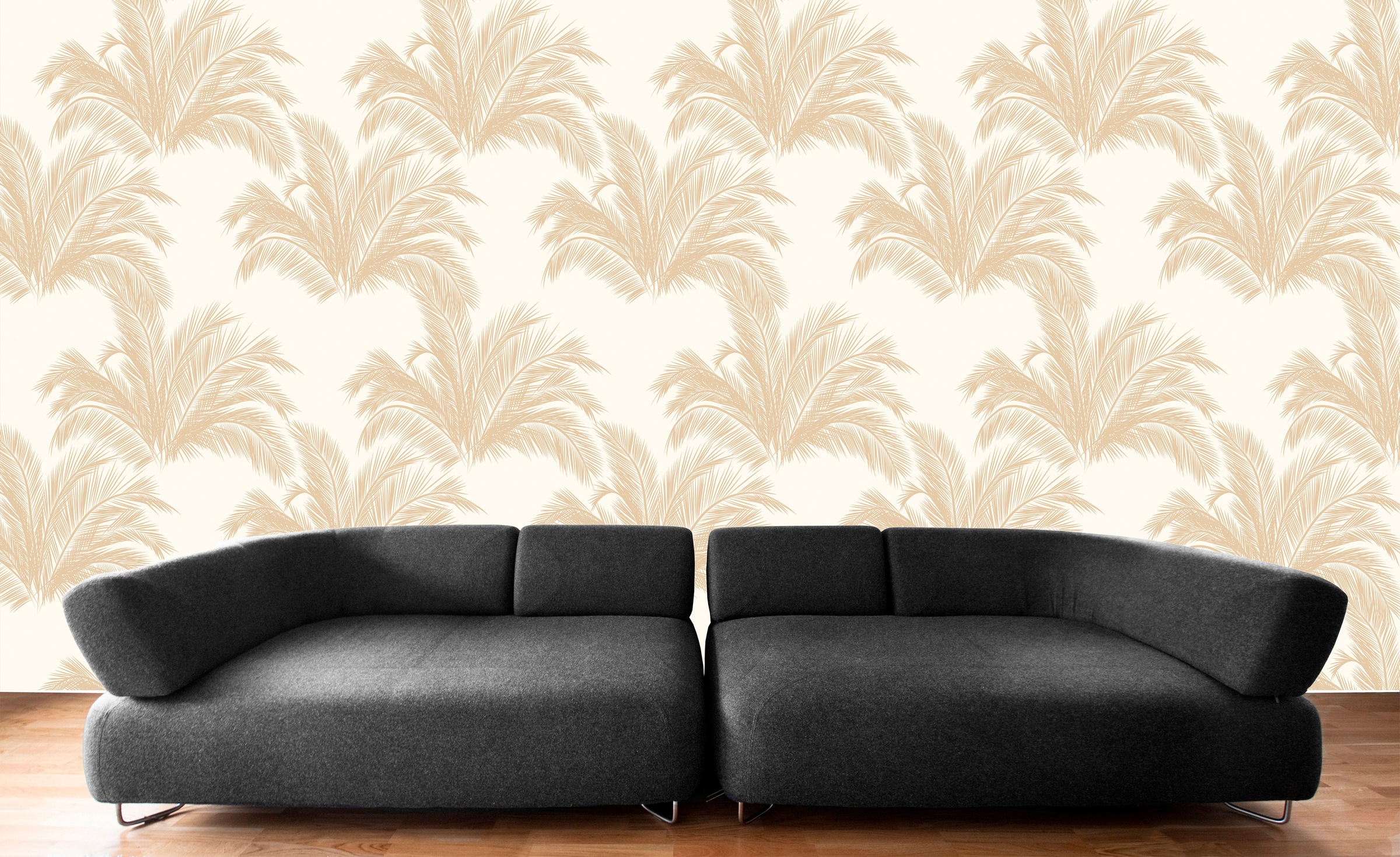 queence Vinyltapete »Iebhi« Motiv | bedruckt | botanisch | floral | gemustert | natürlich glatt 90x250cm, selbstklebend, kinderleichte Anbringung, , Sticker