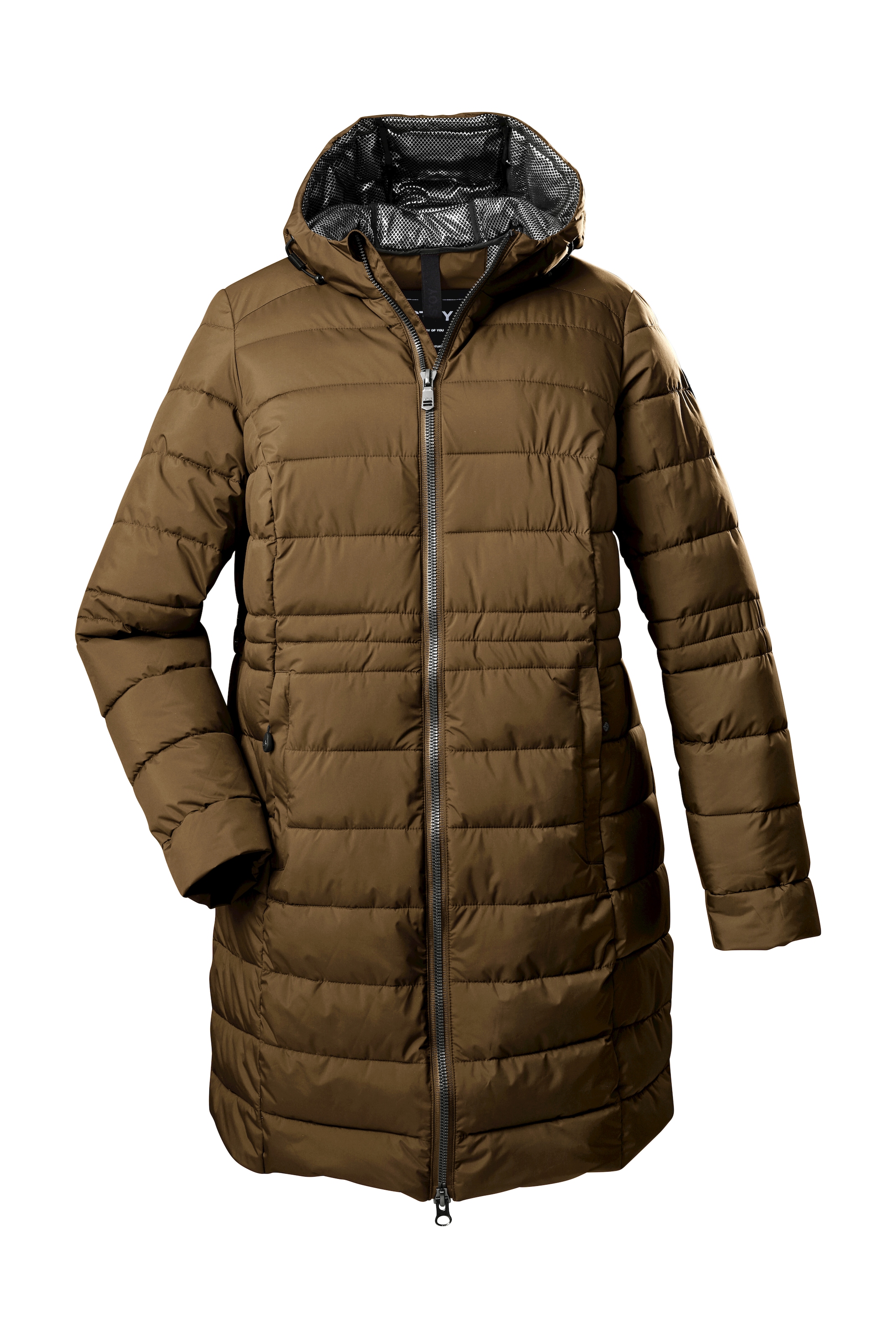 STOY Steppmantel »STW 12 WMN QLTD PRK«, STOY Damen Parka: warm, wasserabweisend, winddicht, umweltfreundlich