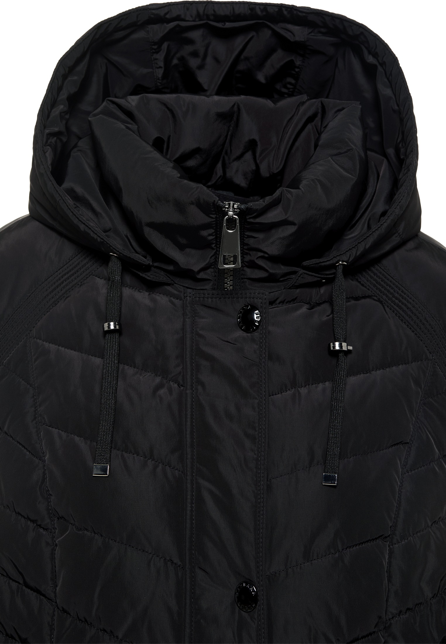 Barbara Lebek Steppjacke, mit Kapuze, mit Kapuze