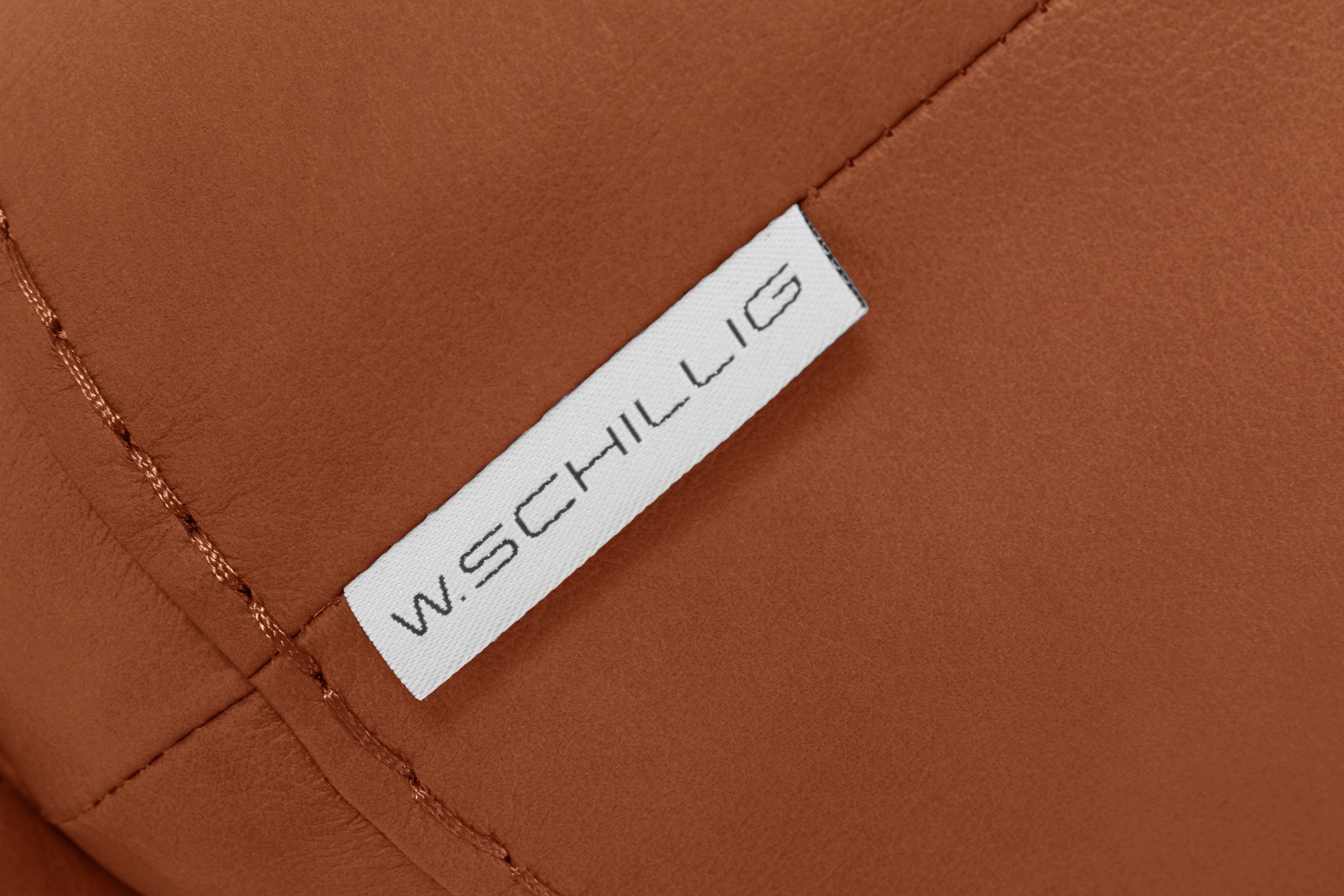 W.SCHILLIG Hocker »montanaa«, mit Metallkufen in Bronze pulverbeschichtet, Breite 141 cm