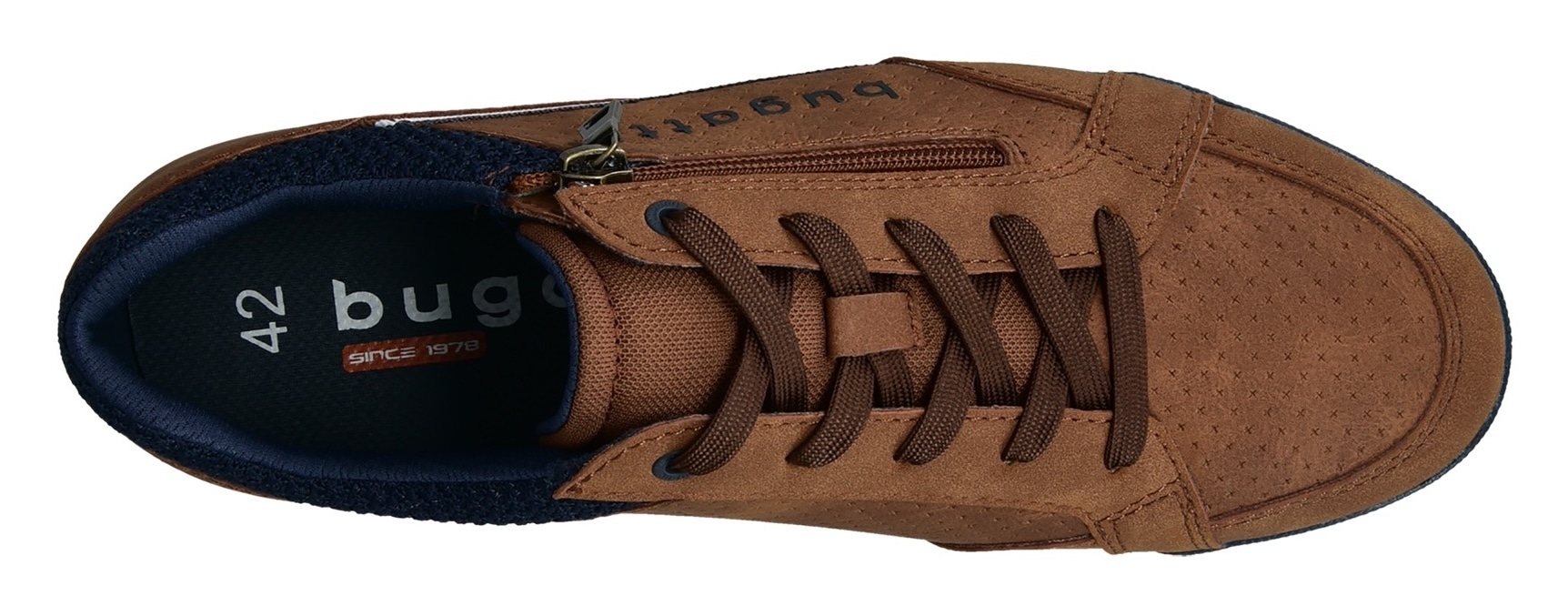 bugatti Sneaker, Schnürschuh, Halbschuh, Freizeitschuh mit Kontrastbesätzen