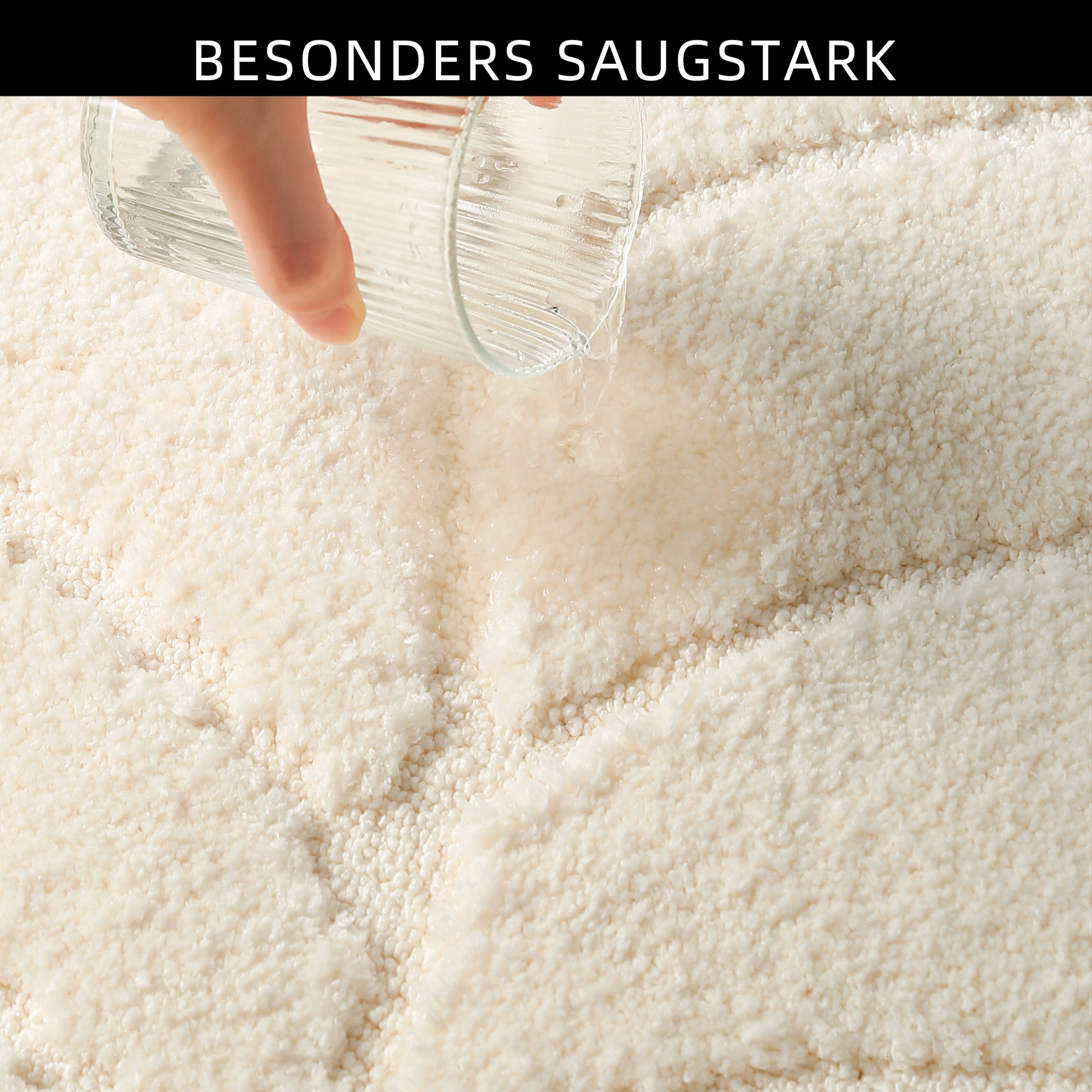 my home Badematte »Epense, Badvorleger, Badezimmer Teppich, Duschmatte mit Blattstruktur« Höhe 10 mm rutschhemmend beschichtet fußbodenheizungsgeeignet | schnell trocknend Badteppich, Uni, Blätter, Hoch-Tief, verschiedene Farben und Größen