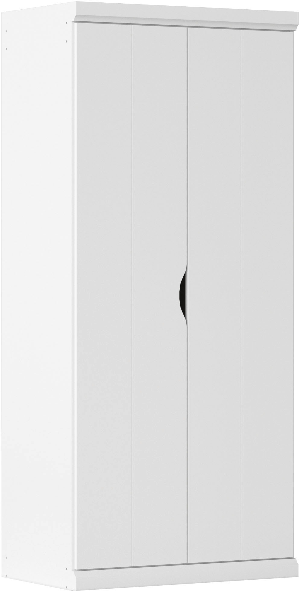 OTTO home Kleiderschrank »Mehrzweckschrank Aktenschrank Möbel Mietswohnung Schlafzimmer MARLENE« 3 verschiedene Ausstattungen BASIC/CLASSIC/PREMIUM (inkl. SOFT-CLOSE),  in 3 Breiten 91/136/181 cm im Landhaus-Stil MADE IN GERMANY