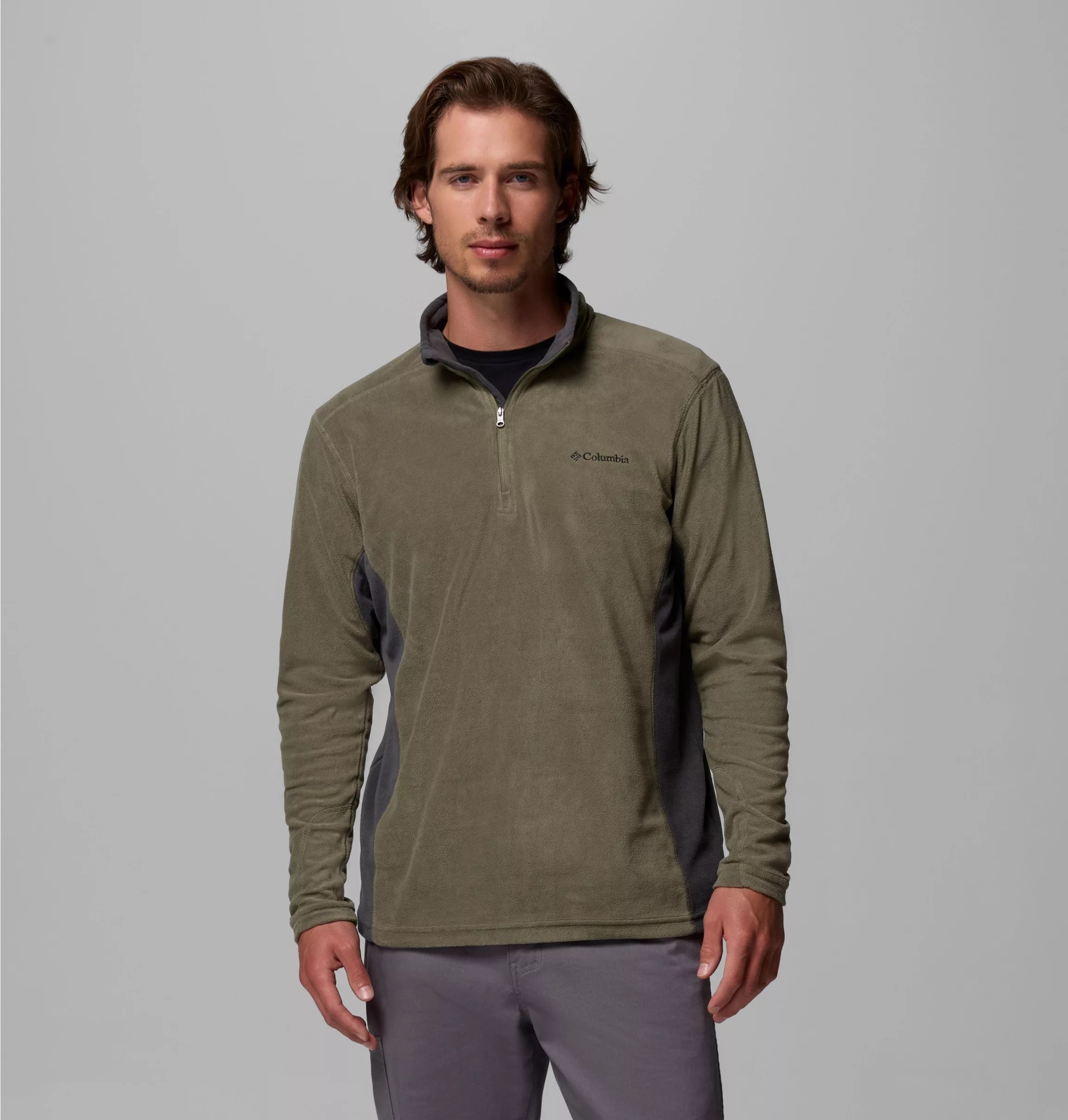 Columbia Fleecepullover »Klamath Range II Half Zip«, mit halbem Reißverschluss, Langarm, atmungsaktiv, schnell trocknend
