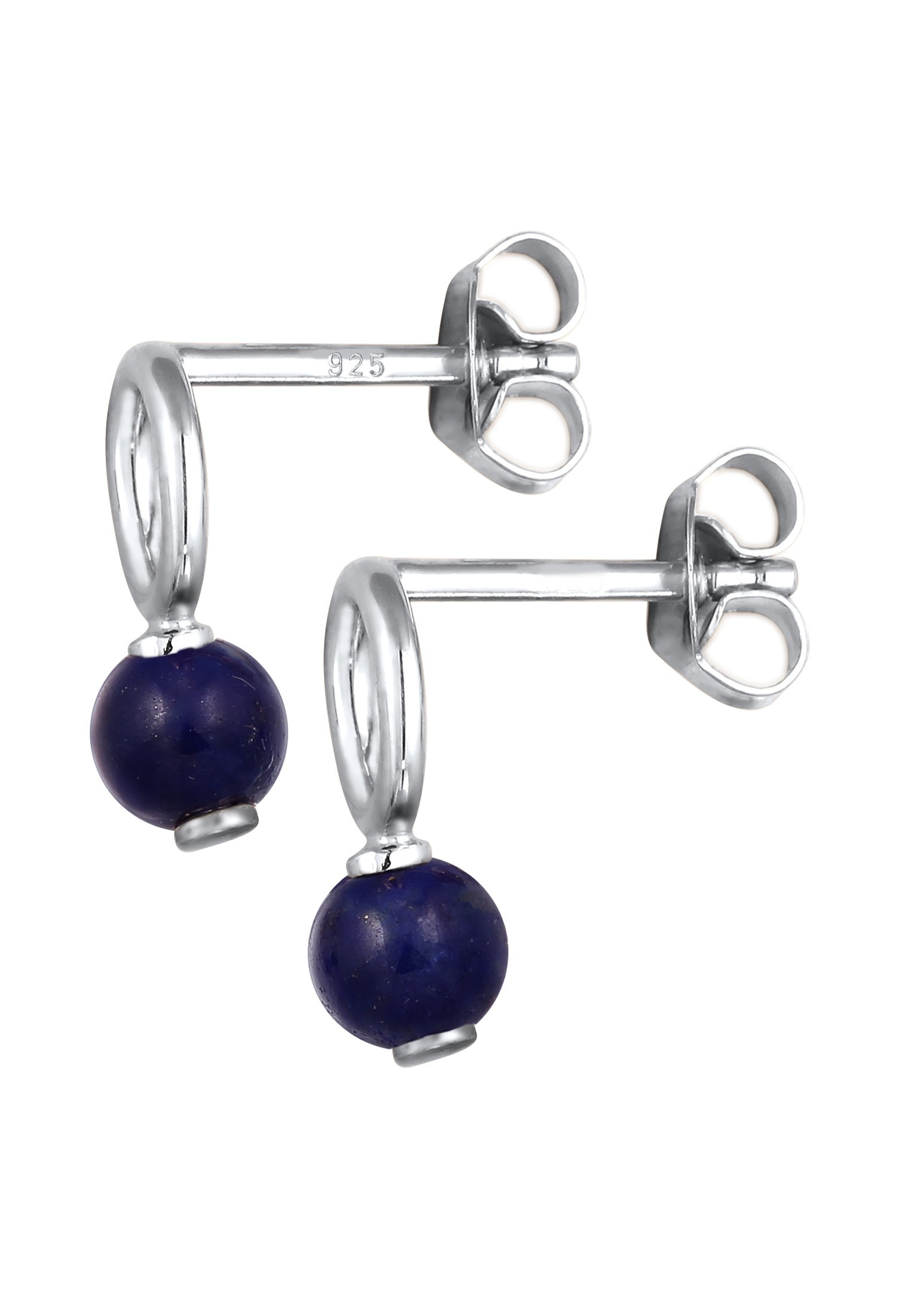 Elli Paar Ohrstecker »Ohrringe Ohrstecker Lapis Lazuli Blau 925 Sterling Silber«