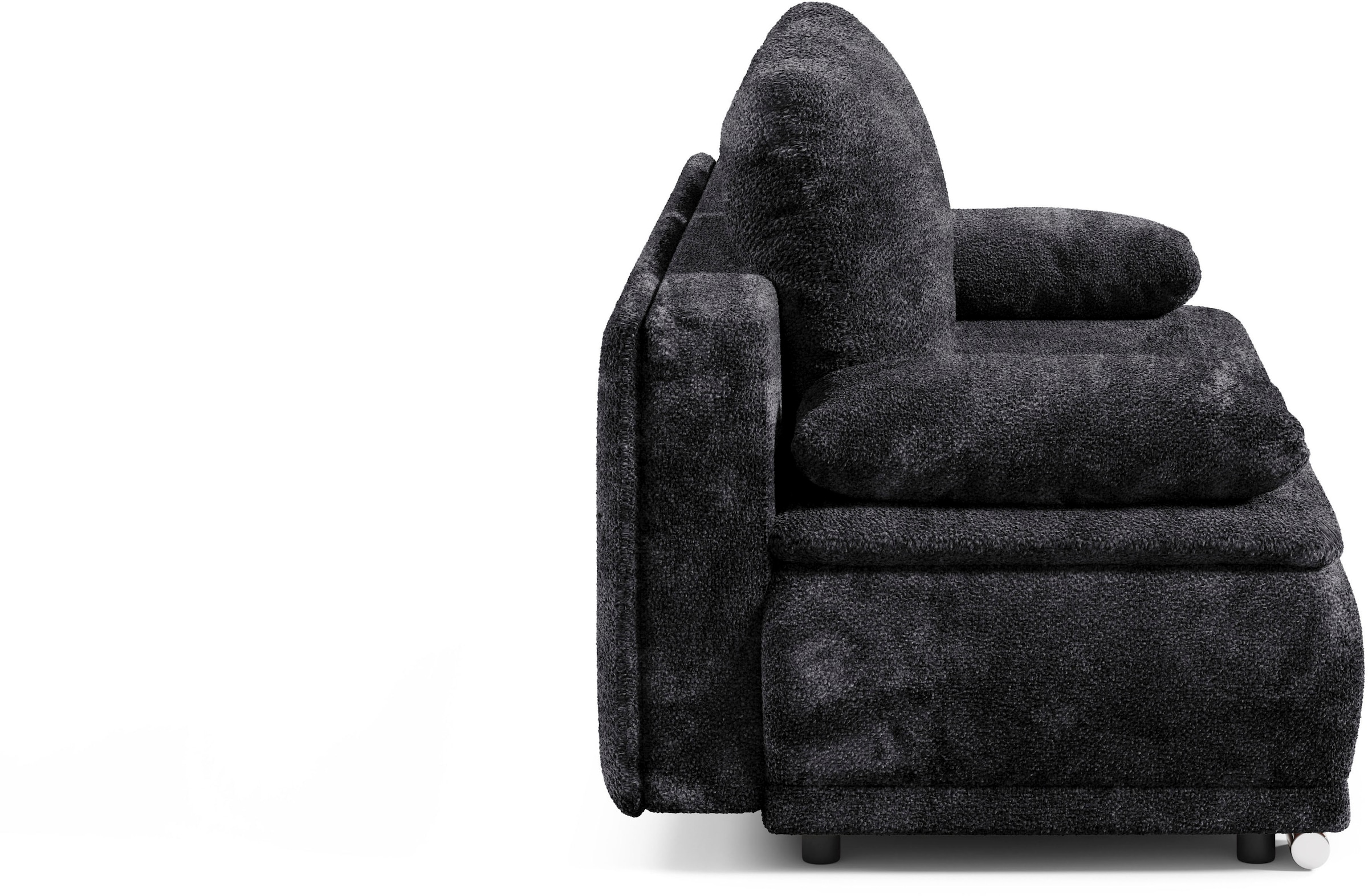 WERK2 Schlafsofa »Biggi, komfortabel und elegant, Breite 206cm,«, 2-Sitzer Sofa & Schlafcouch mit Bettkasten