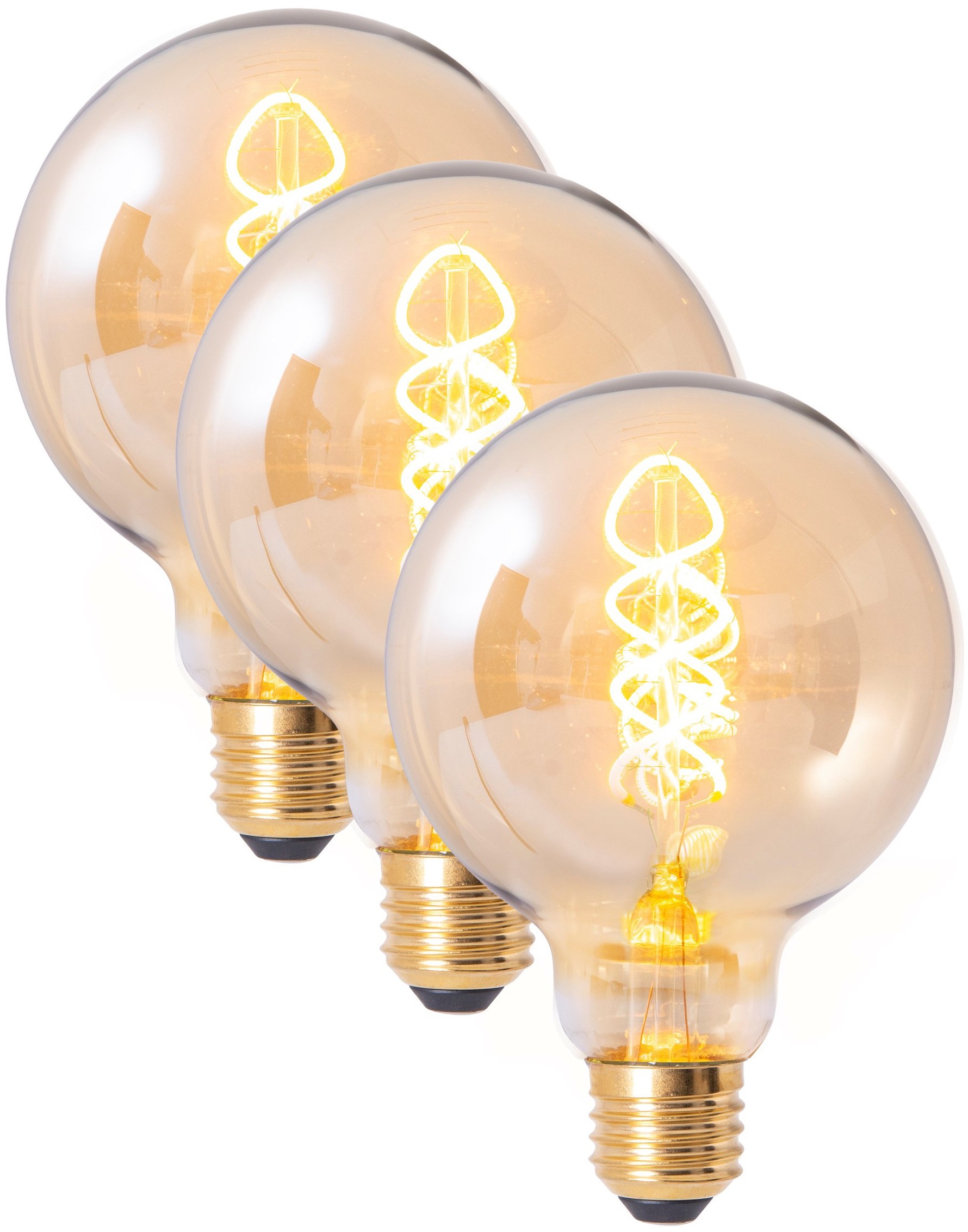 Nave Led Leuchtmittel Filament E27 3 St Warmweiss Dimmbar Set Stuck Amberfarben Bei Otto 