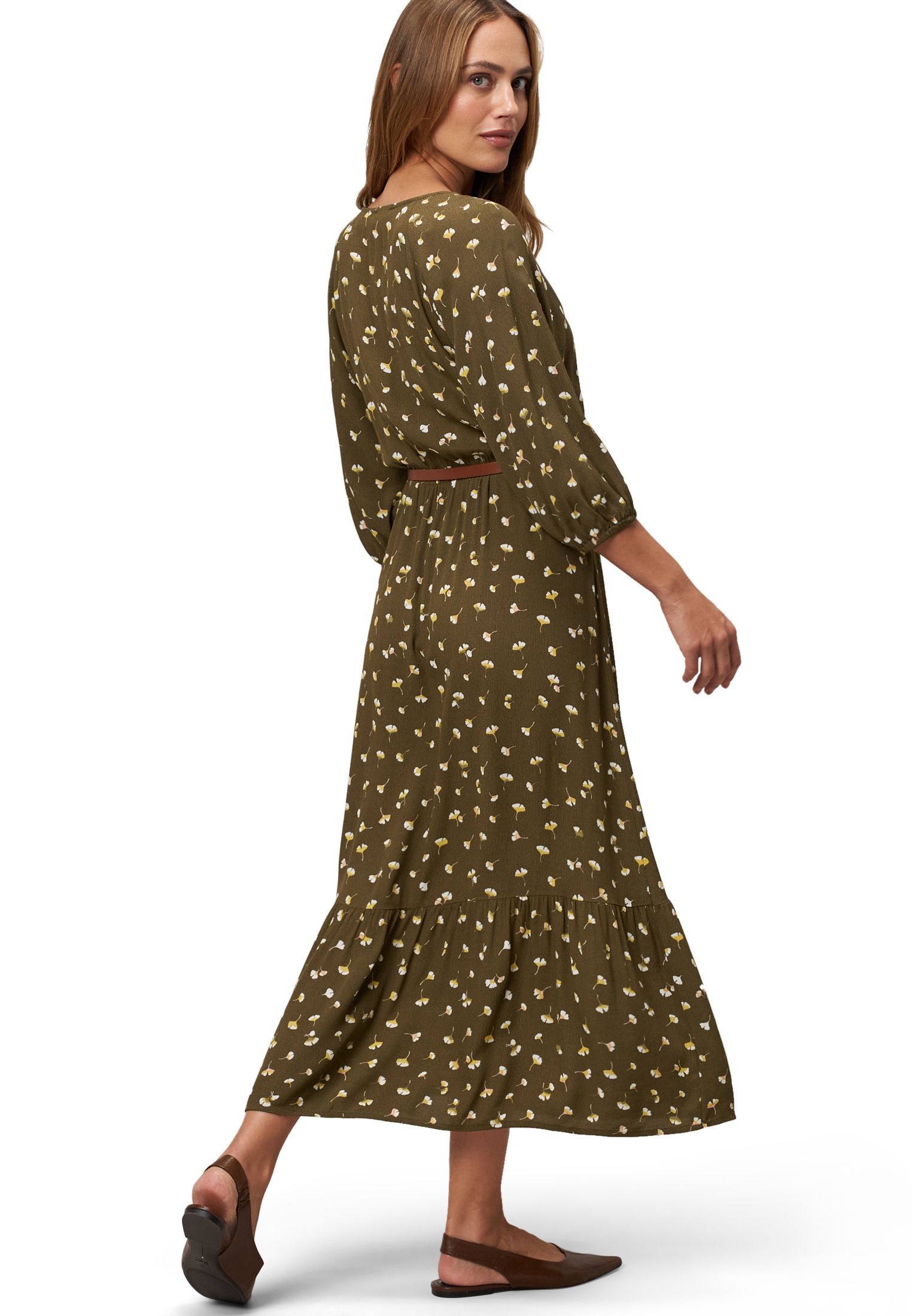 Zero Maxikleid »Maxikleid mit Volants«