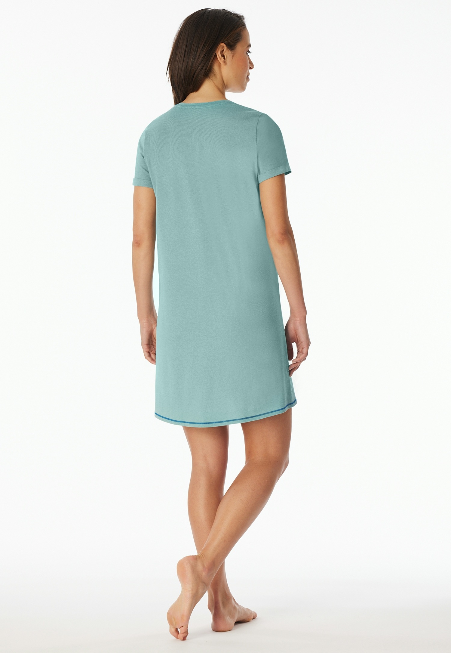 Schiesser Nachthemd »Casual Essentials«, mit Statement-Print
