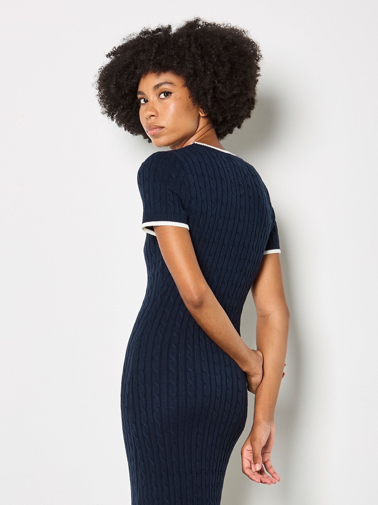 Apricot Midikleid »Midikleid« in unifarben