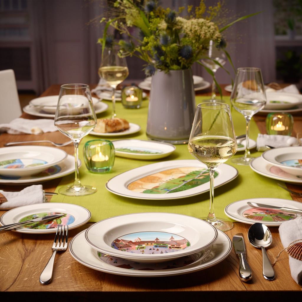Villeroy & Boch Suppenteller »Suppenteller Kollektion Design Naif ø 21 cm 6er Set bunt«