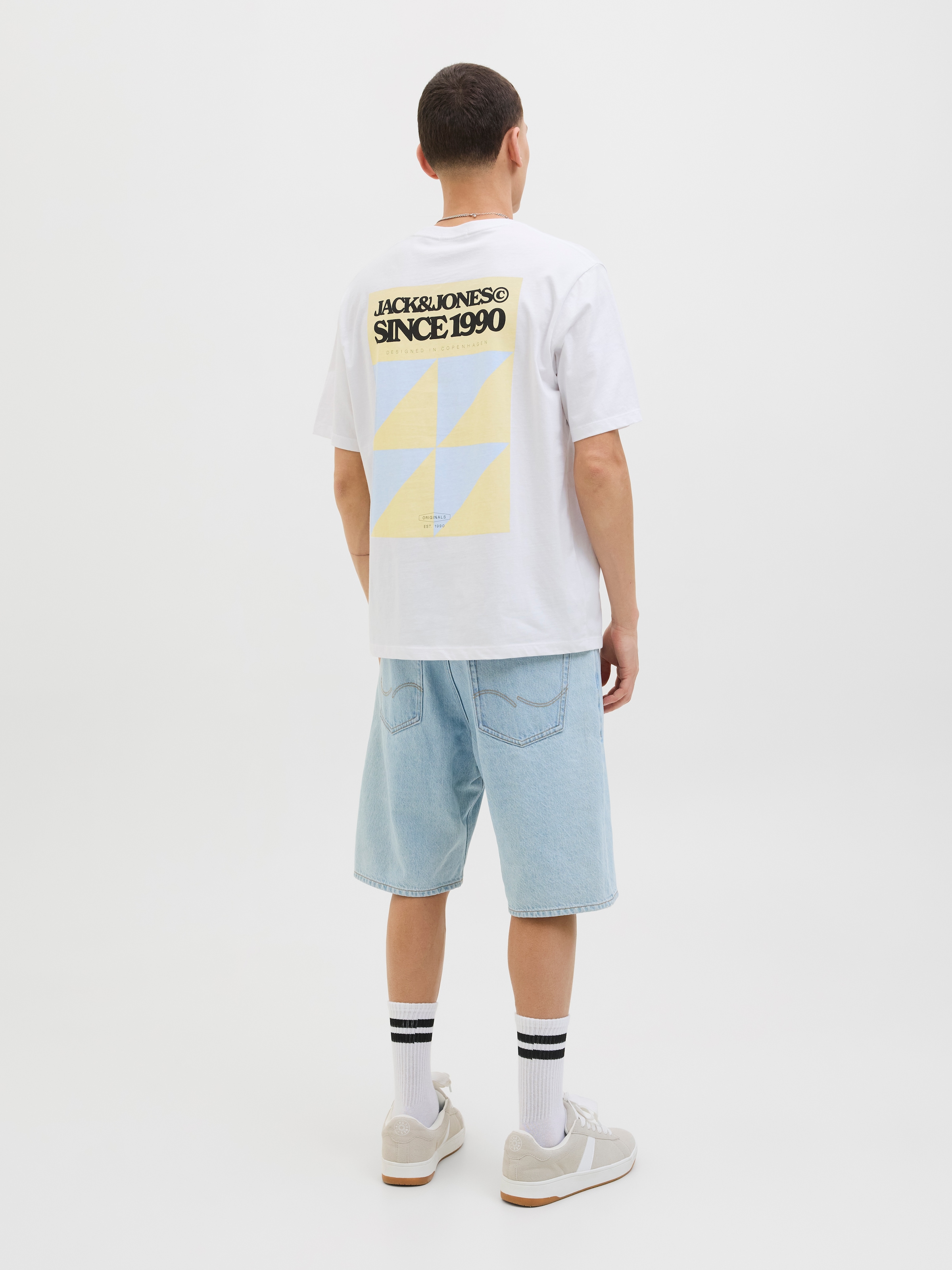 Jack & Jones Print-Shirt »JORTAVIRA POSTER TEE SS CREW NECK«, mit Backprint