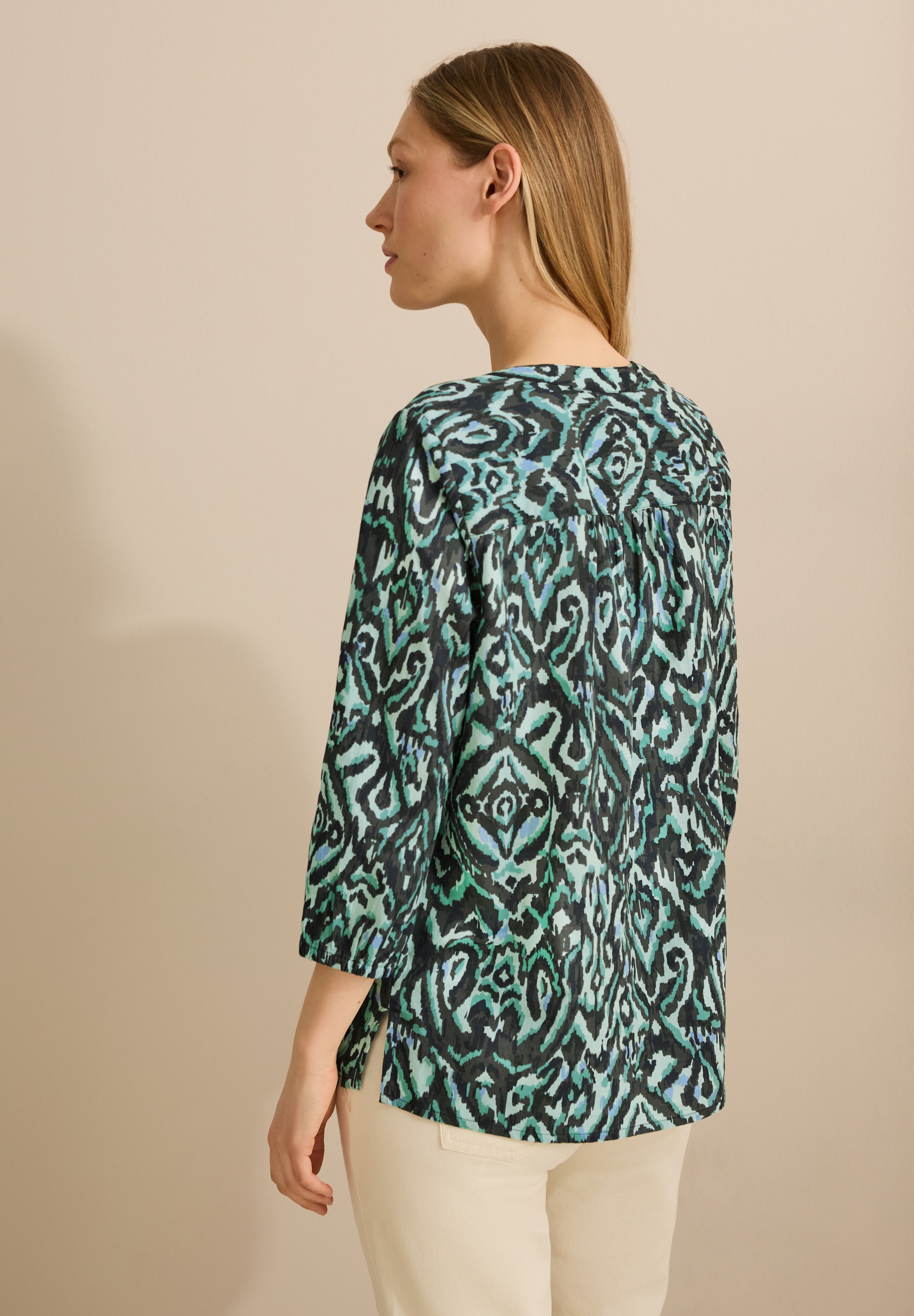 Cecil Klassische Bluse, mit All-Over Print