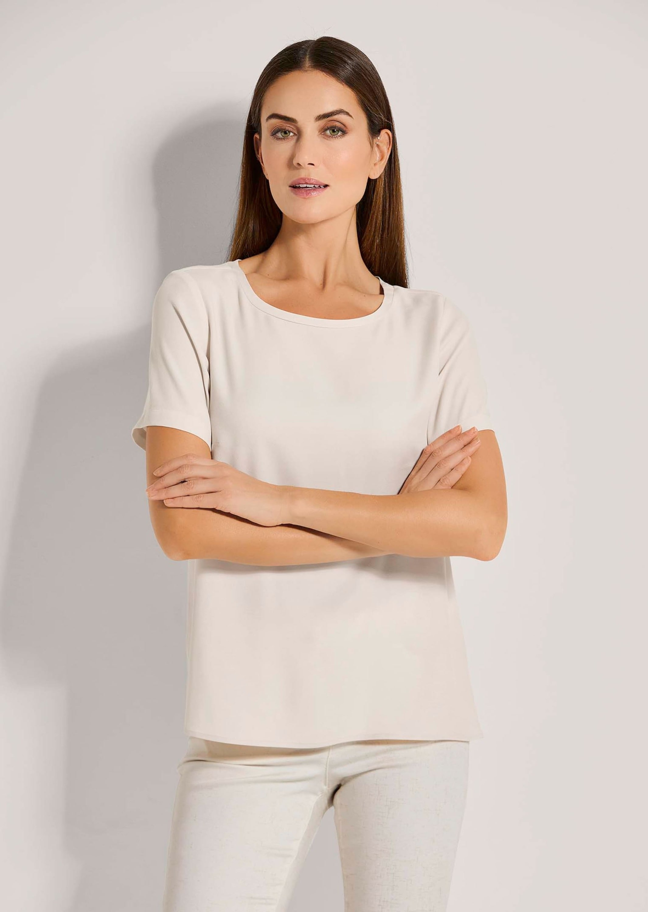 MADELEINE Kurzarmshirt »Shirt Rundhals-Shirt mit kurzen Ärmeln«