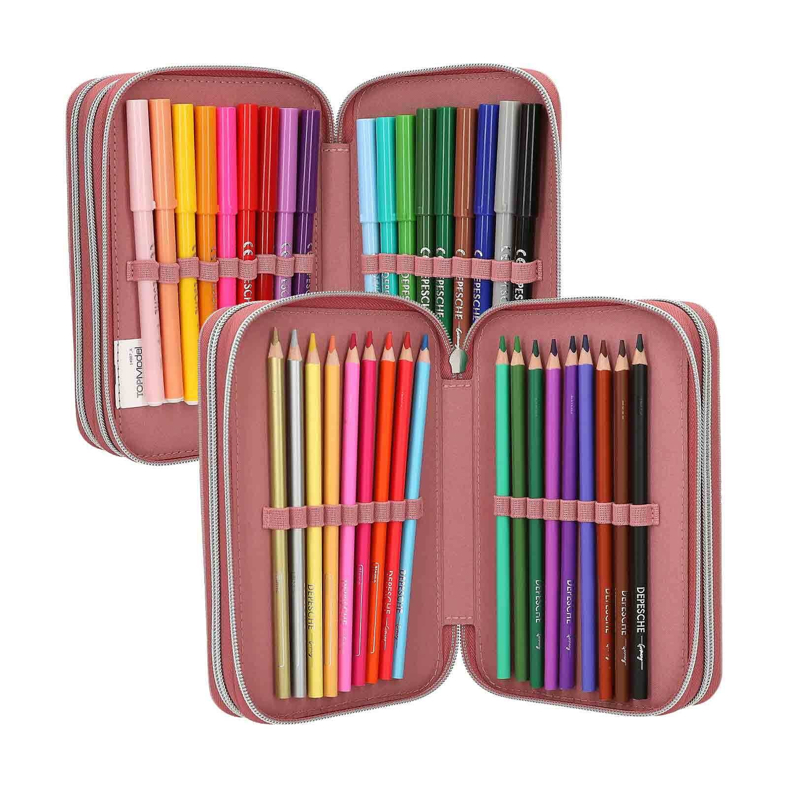 Depesche Rucksack »Schul-Set DOTS TOPModel 2er Set flieder«