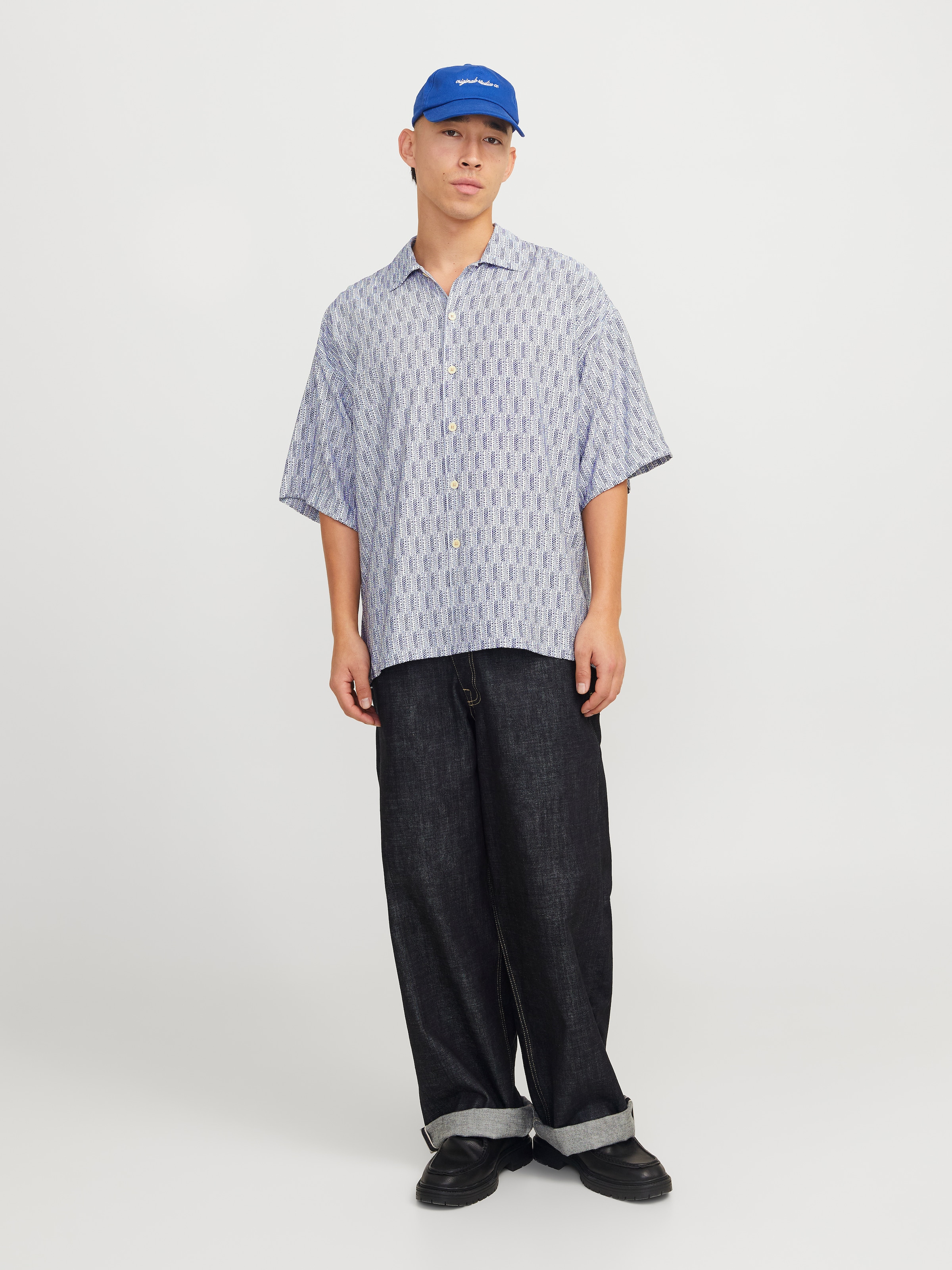 Jack & Jones Kurzarmhemd »JORMARSHALL ISLINGTON AOP SHIRT SS SN«